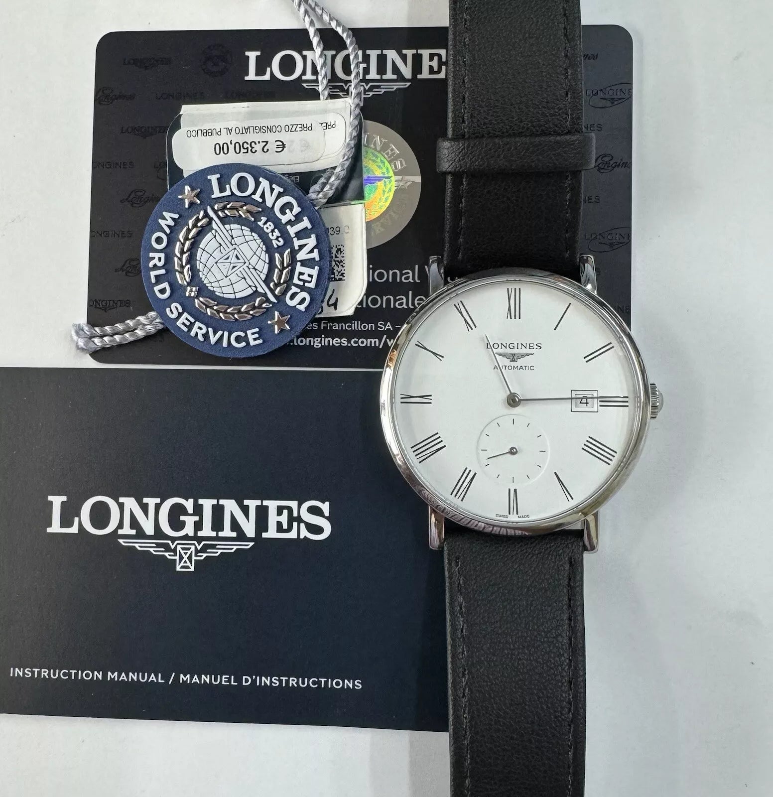 Longines Elegant Automatic Stainless Steel Watch L48124110