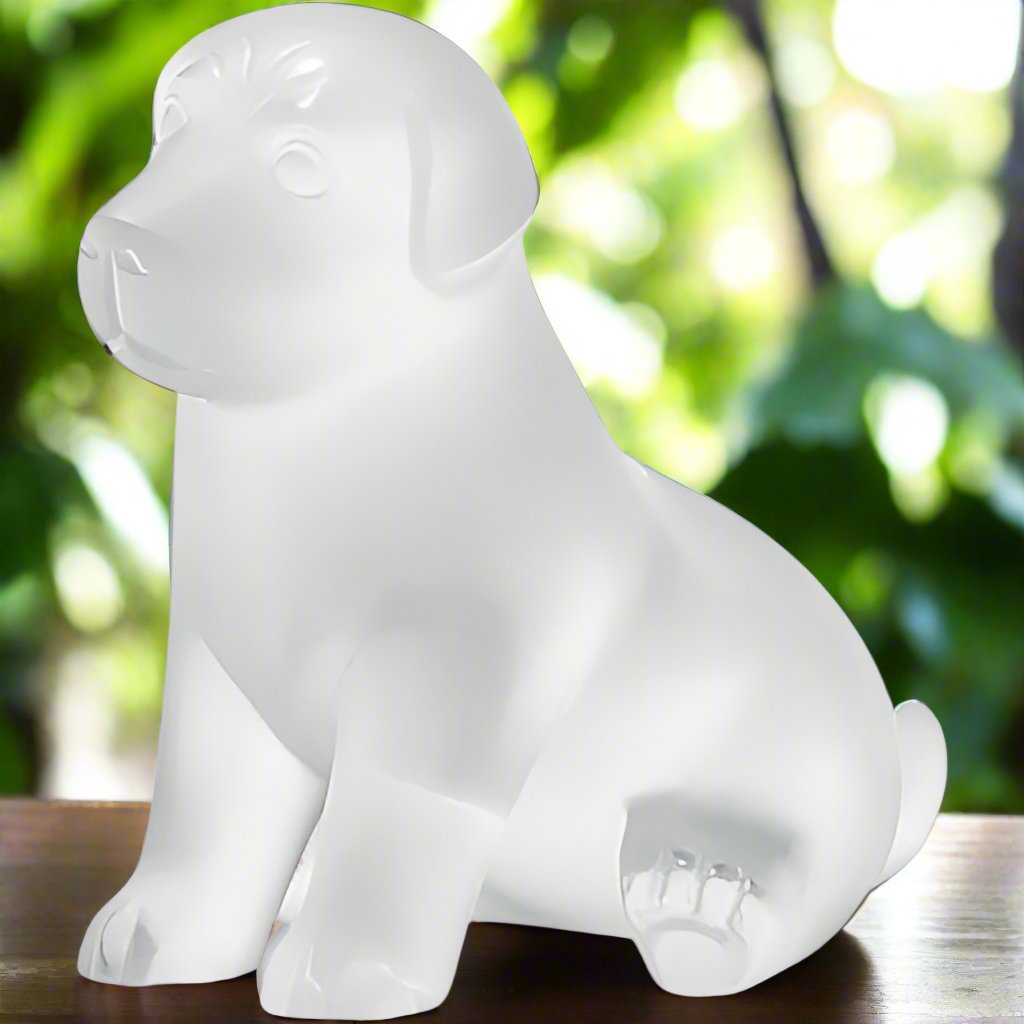Brand New Lalique Crystal Motif Sugar Sitted Puppy G097