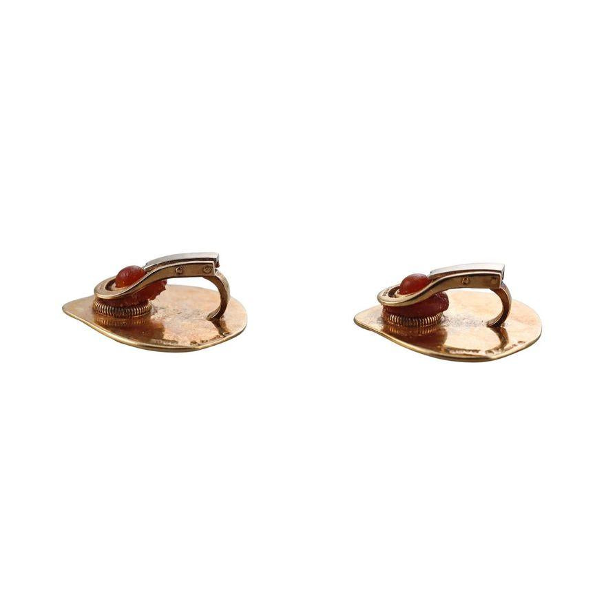 Elizabeth Gage Gold Diamond Zodiac Virgo Earrings