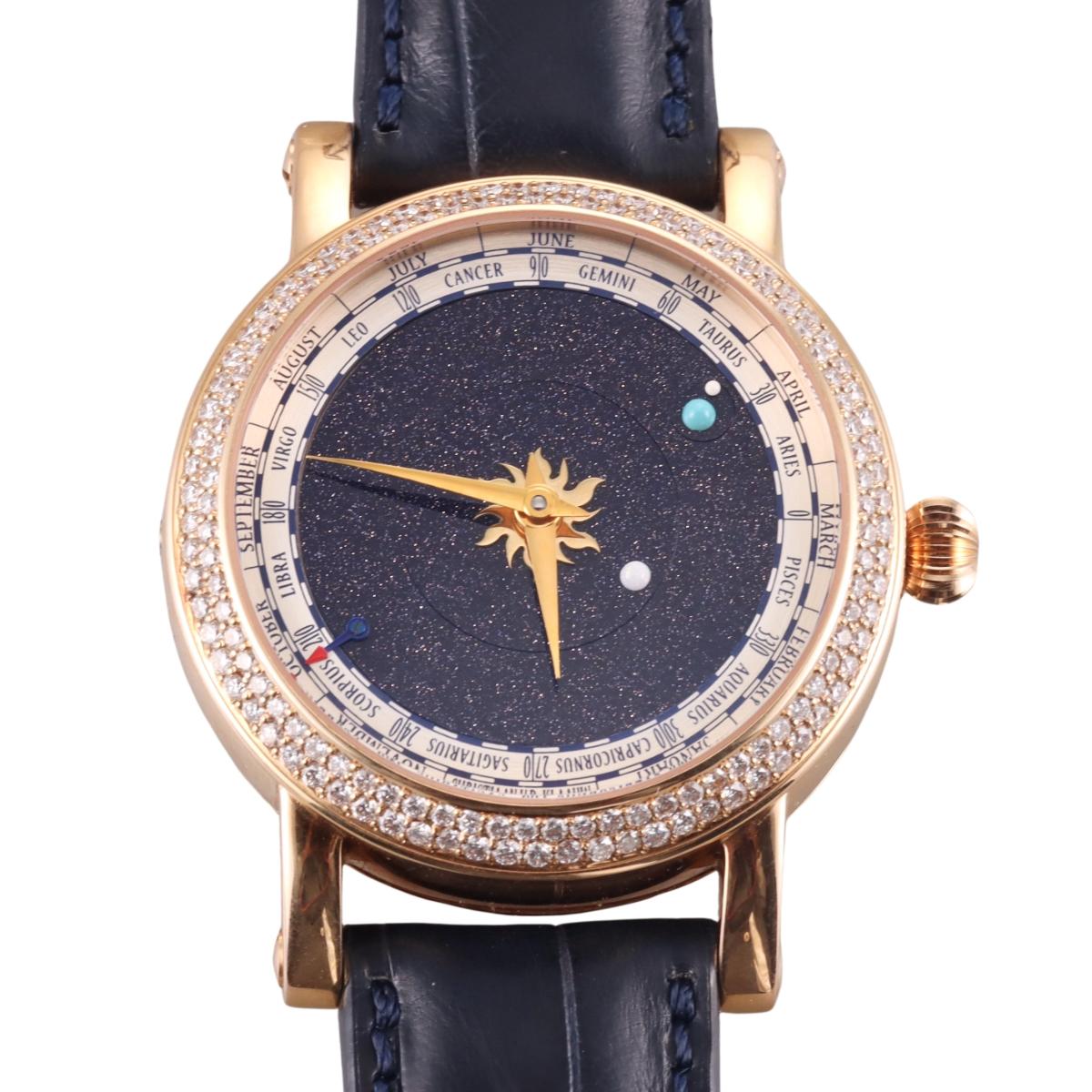 Christiaan Van Der Klaauw Venus Diamond 18k Gold Watch