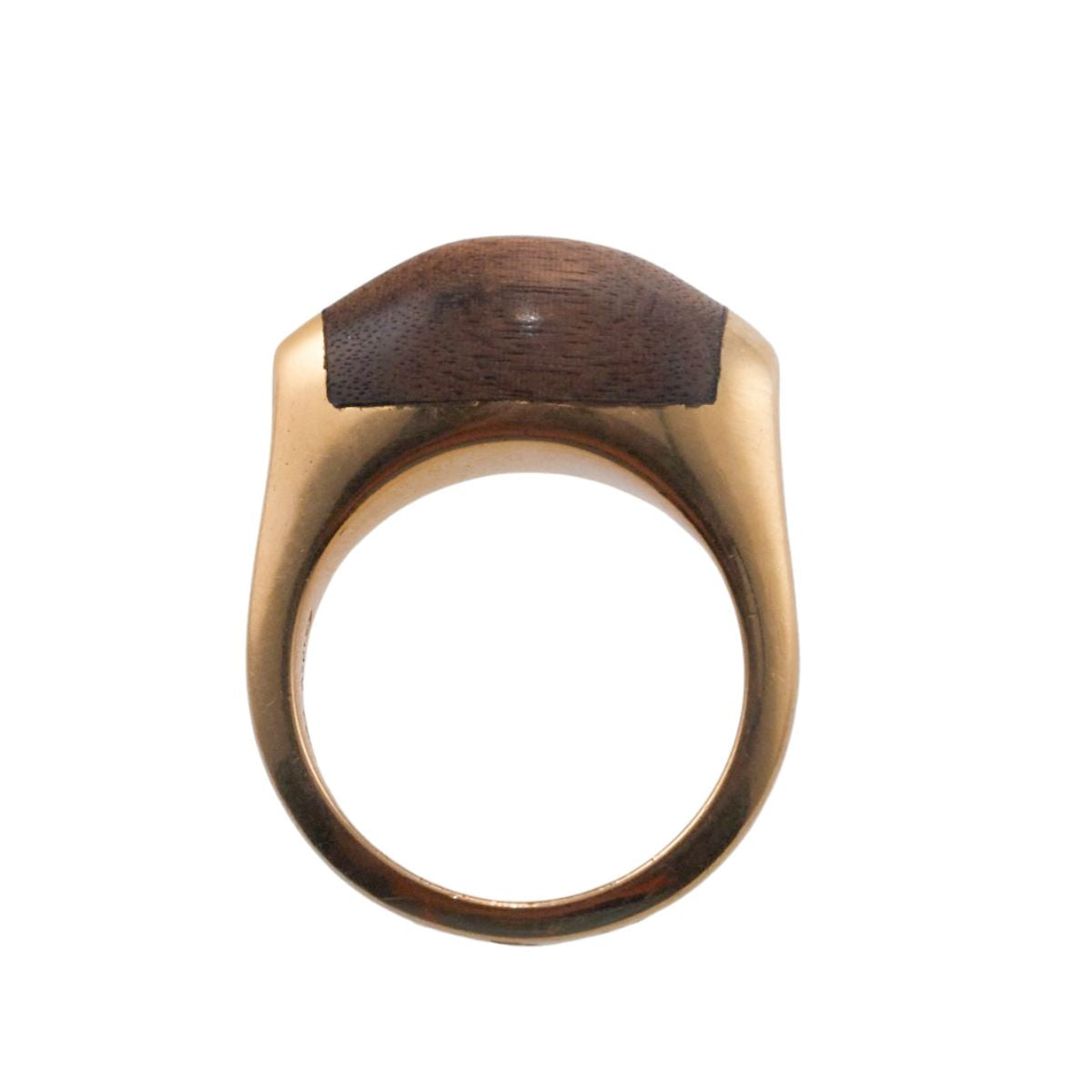 Asprey Wood Gold Ring