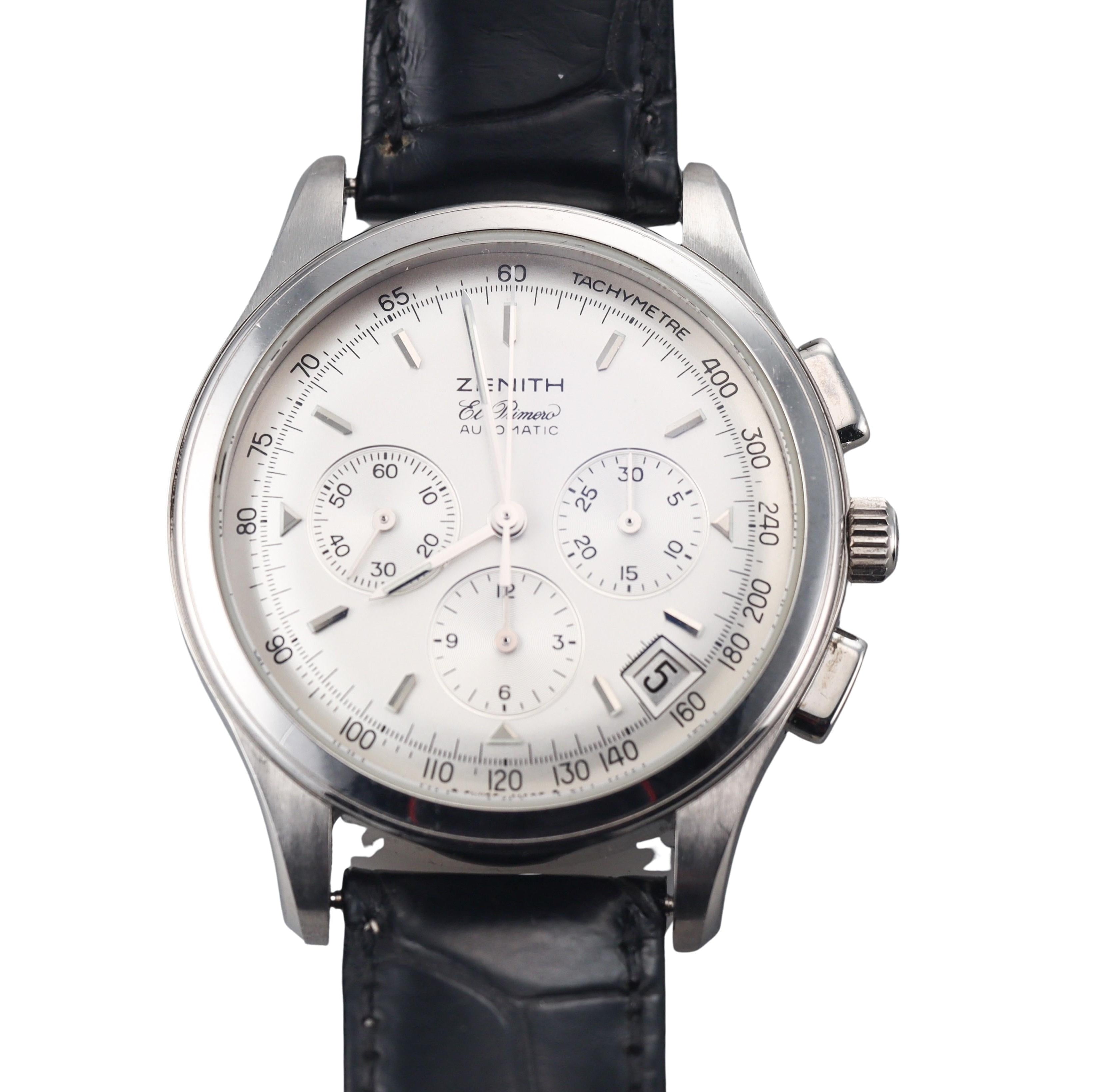 Zenith El Primero Automatic Chronograph Watch 01.0501.400