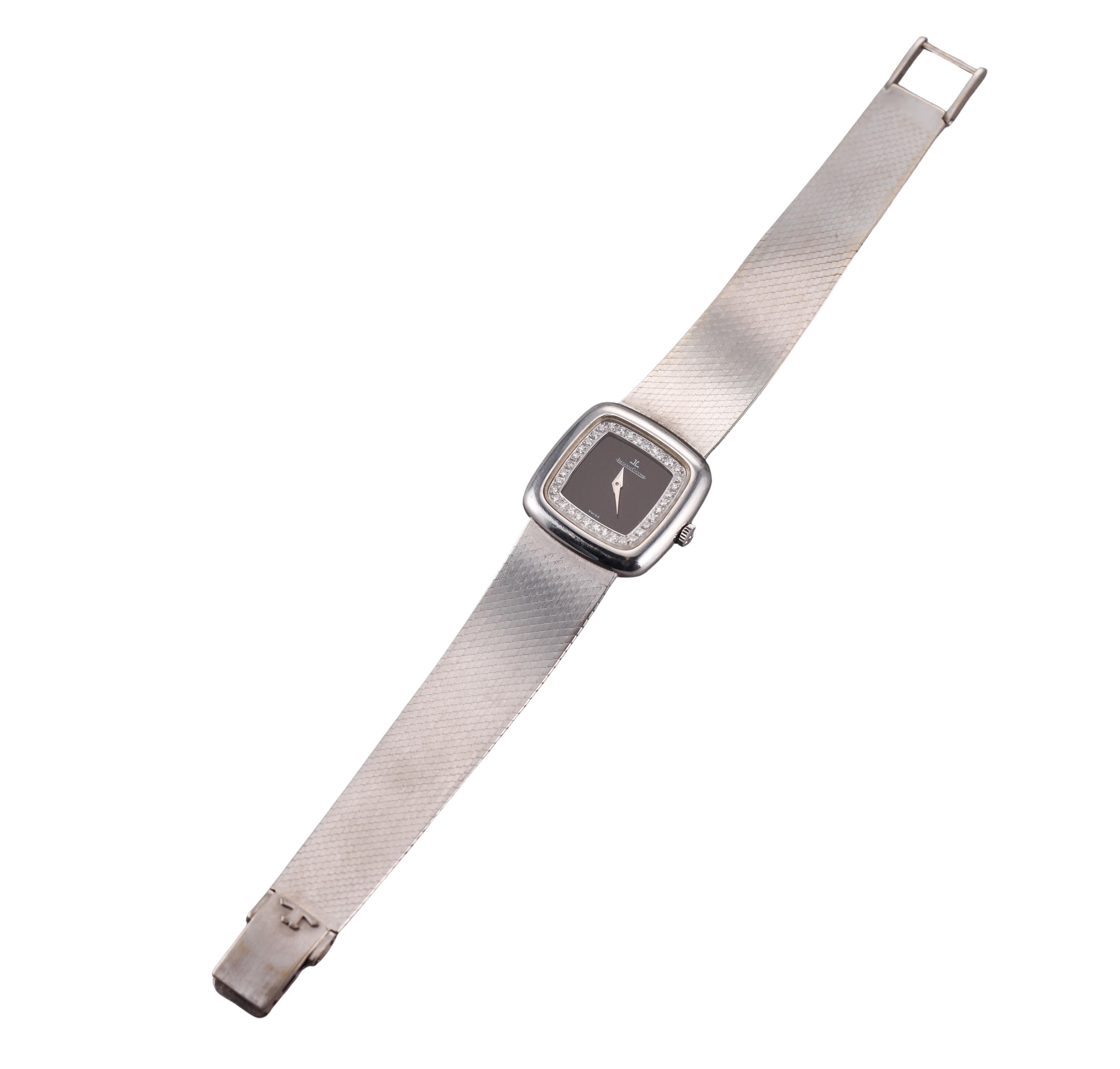 Vintage Jaeger LeCoultre Gold Diamond Manual Wind Ladies Watch