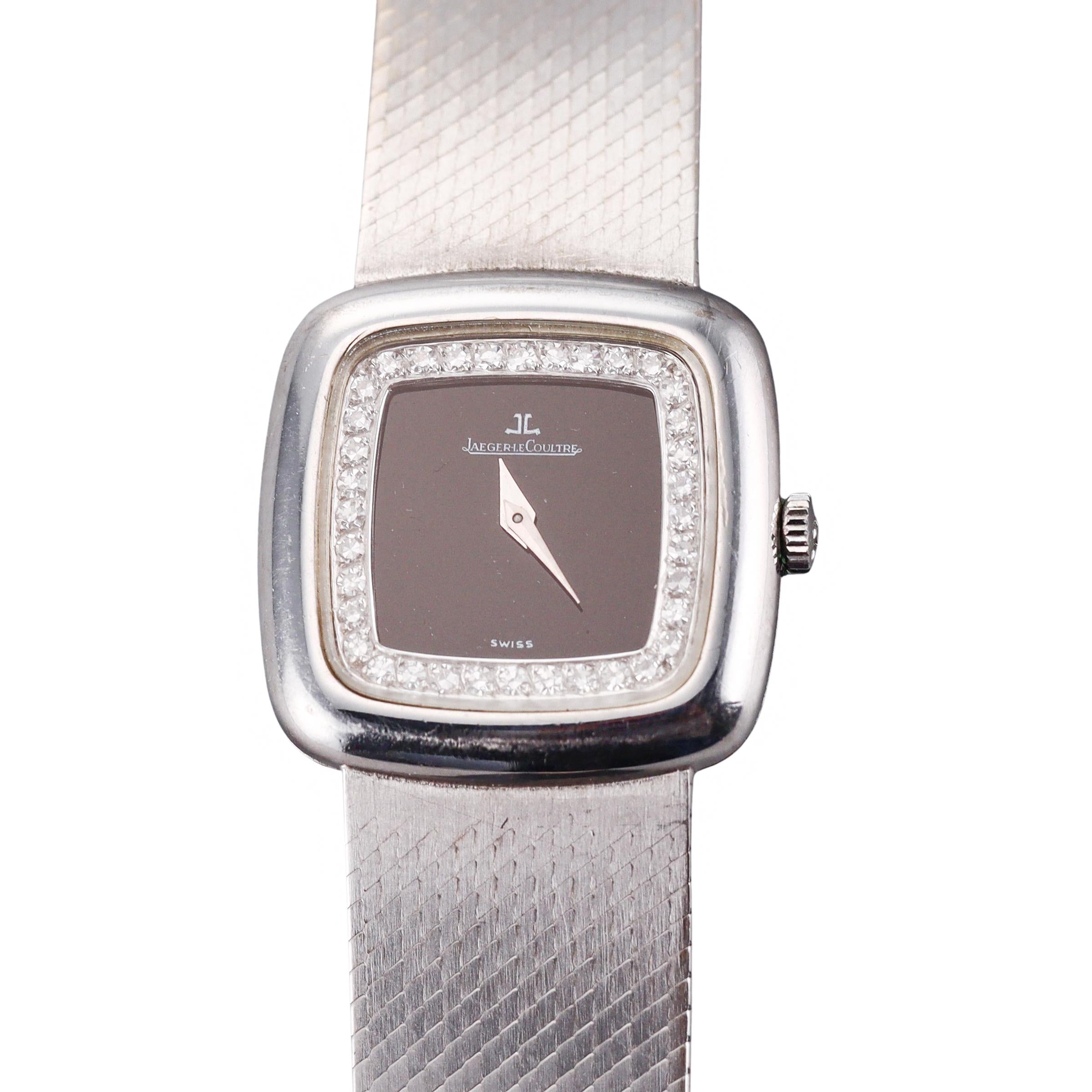 Vintage Jaeger LeCoultre Gold Diamond Manual Wind Ladies Watch