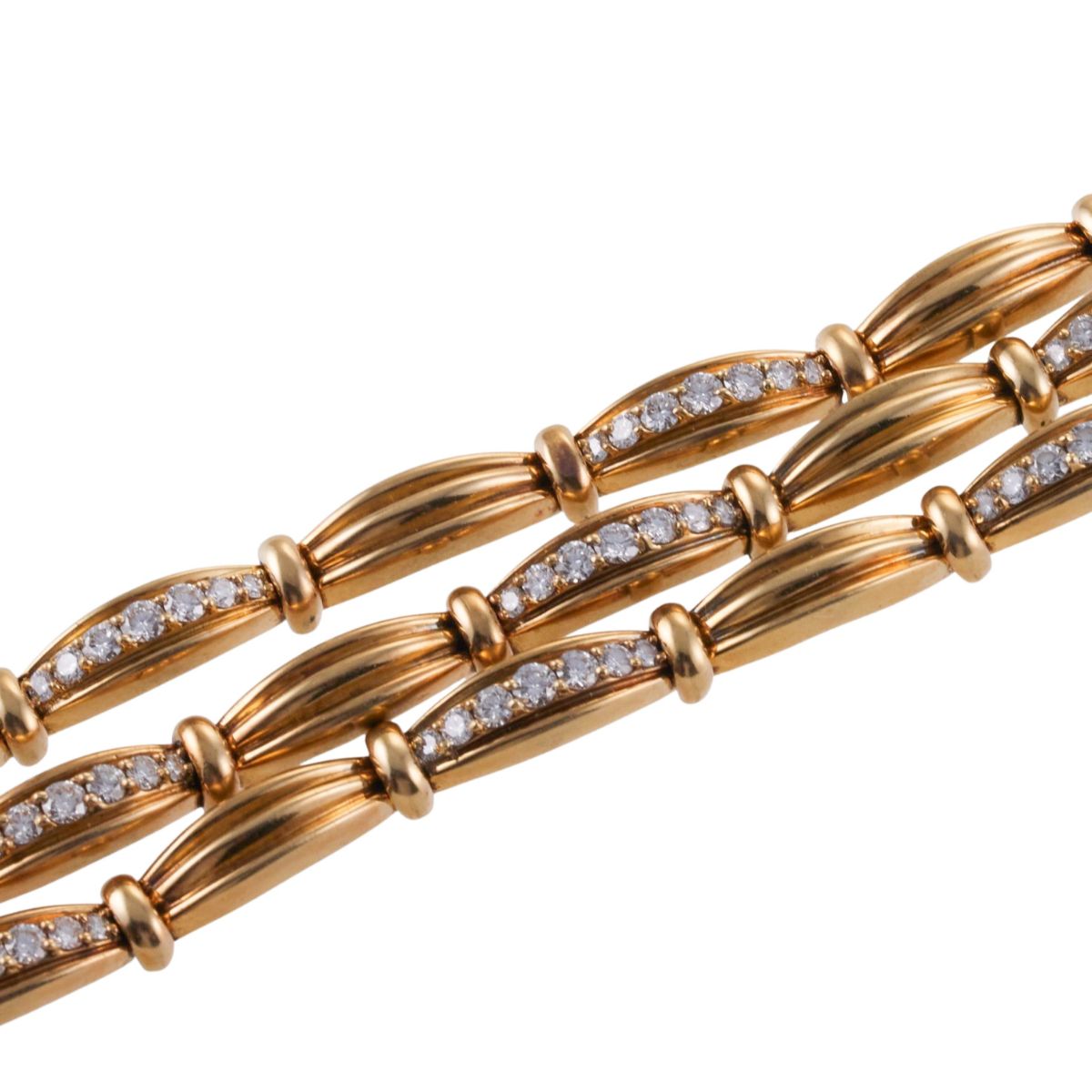 Tiffany & Co Diamond Gold Bracelet