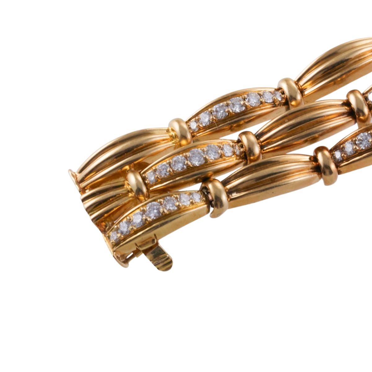 Tiffany & Co Diamond Gold Bracelet