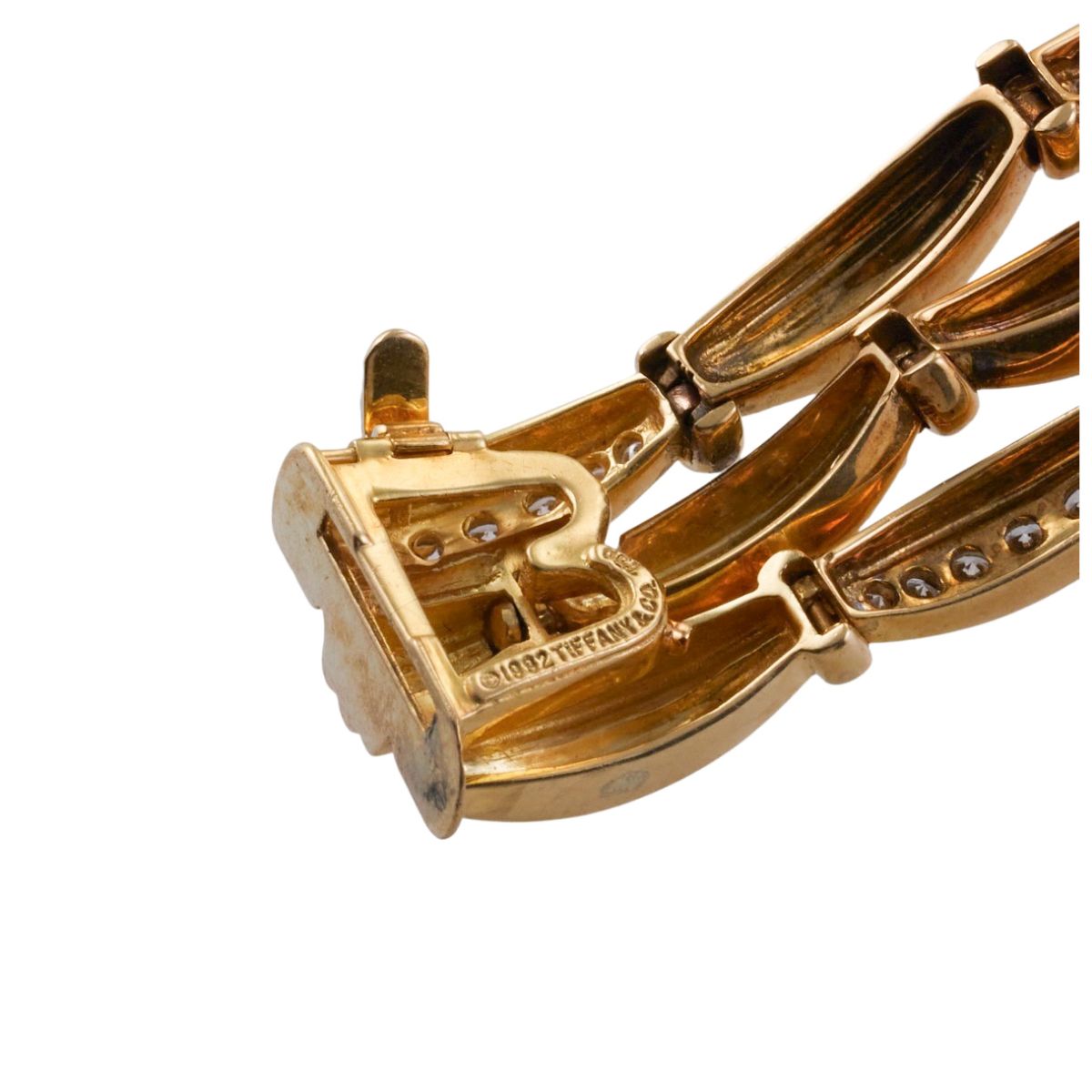 Tiffany & Co Diamond Gold Bracelet