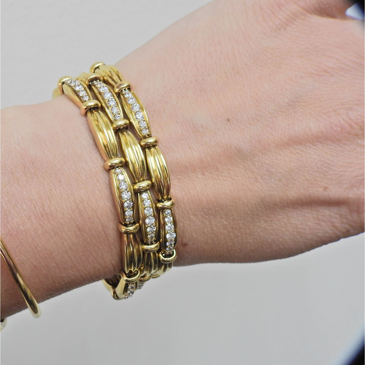 Tiffany & Co Diamond Gold Bracelet