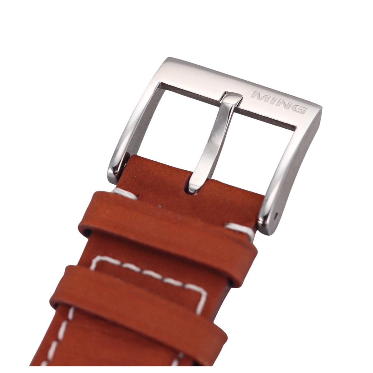 Ming 17.06 Copper Dial Stainless Steel Automatic Watch