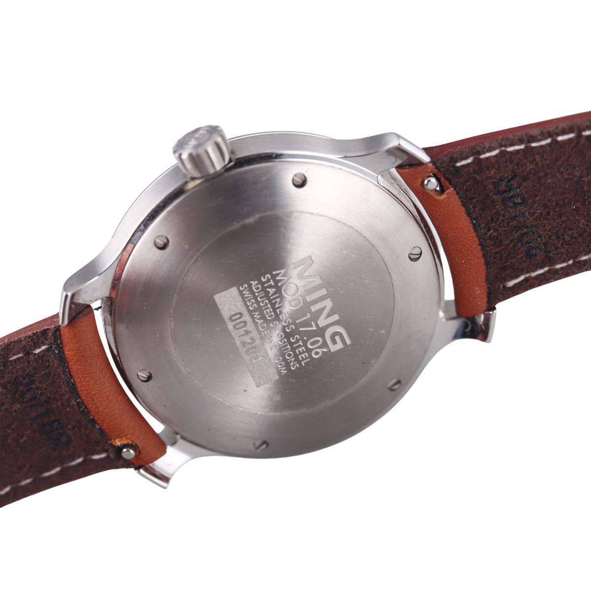 Ming 17.06 Copper Dial Stainless Steel Automatic Watch