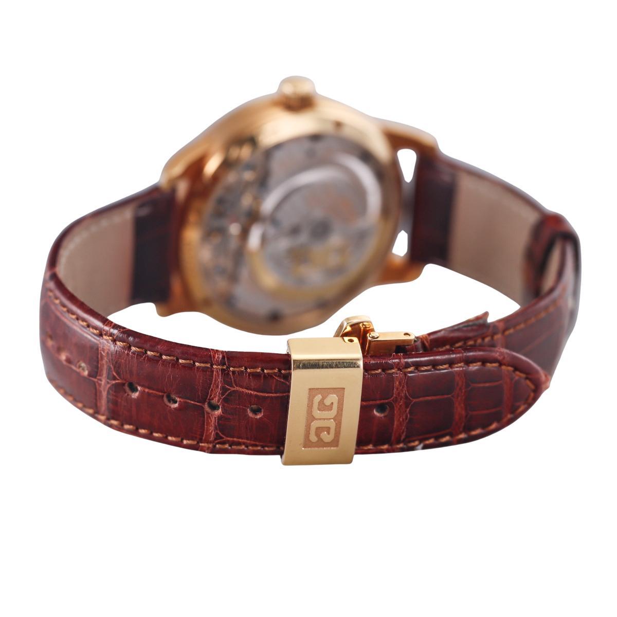 Glashütte Original Panomaticlunar 18k Rose Gold Automatic Watch 90-02-01-01-04