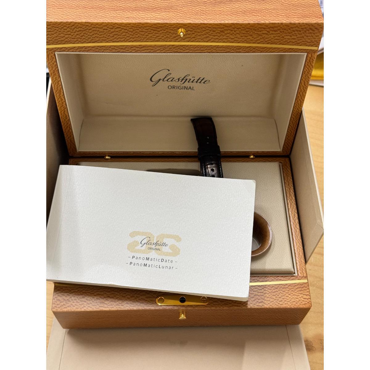 Glashütte Original Panomaticlunar 18k Rose Gold Automatic Watch 90-02-01-01-04