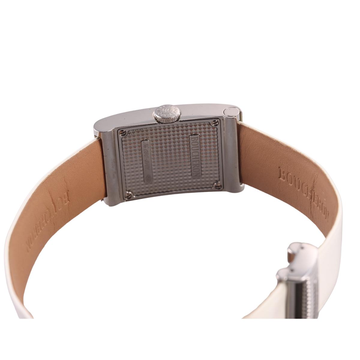 Boucheron Reflet Stainless Steel Diamond Watch