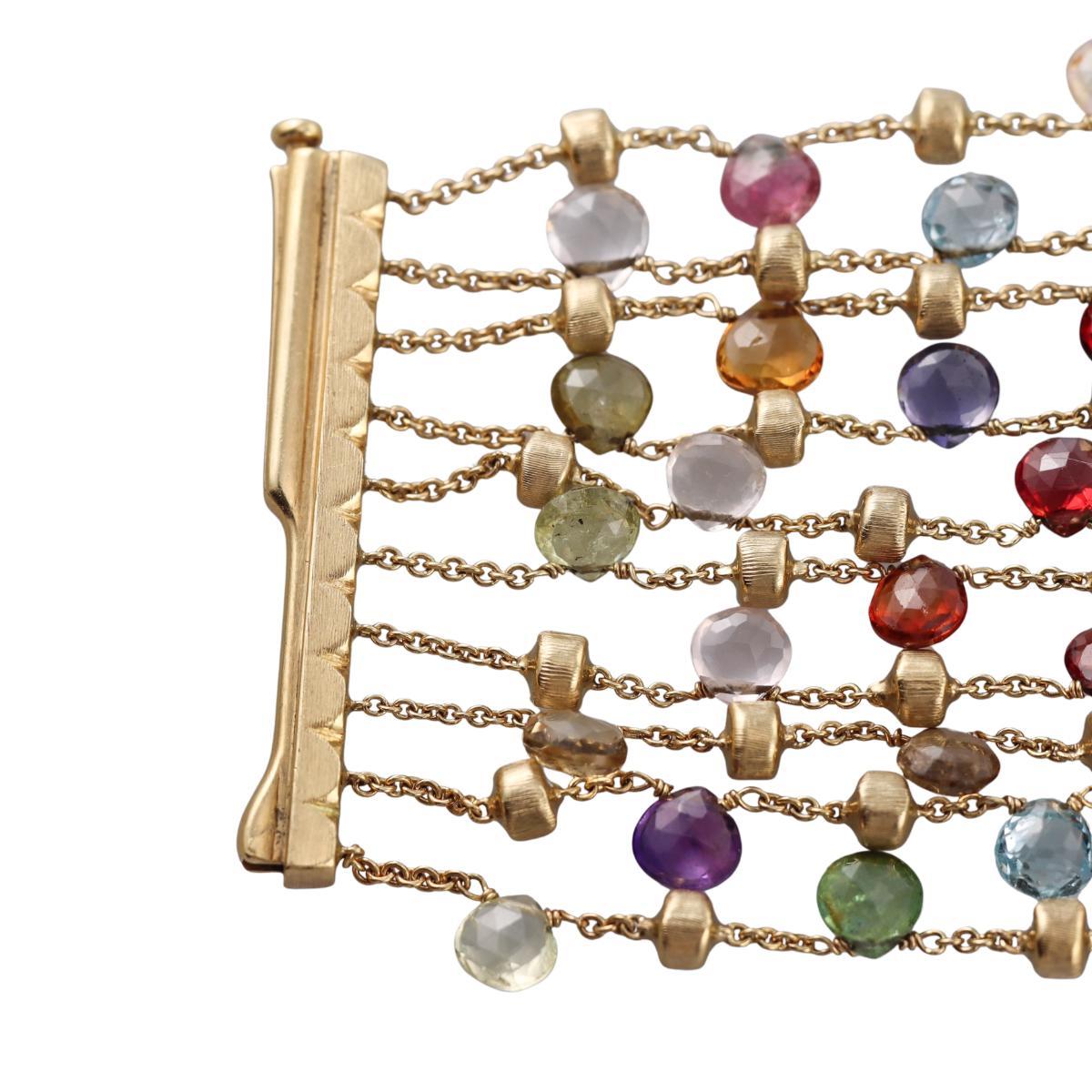 Marco Bicego Paradise Gemstone Gold Bracelet