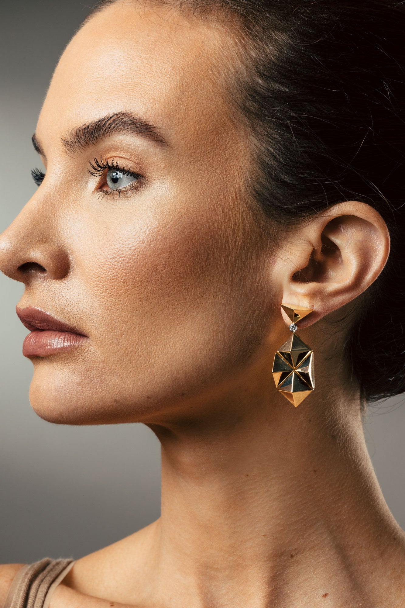Aletto Brothers Gold Diamond Apennine Earrings