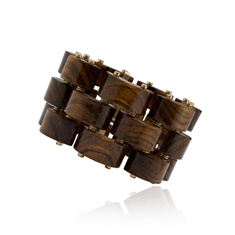 Aletto Brothers Wood Diamond Timber Bridge Bracelet