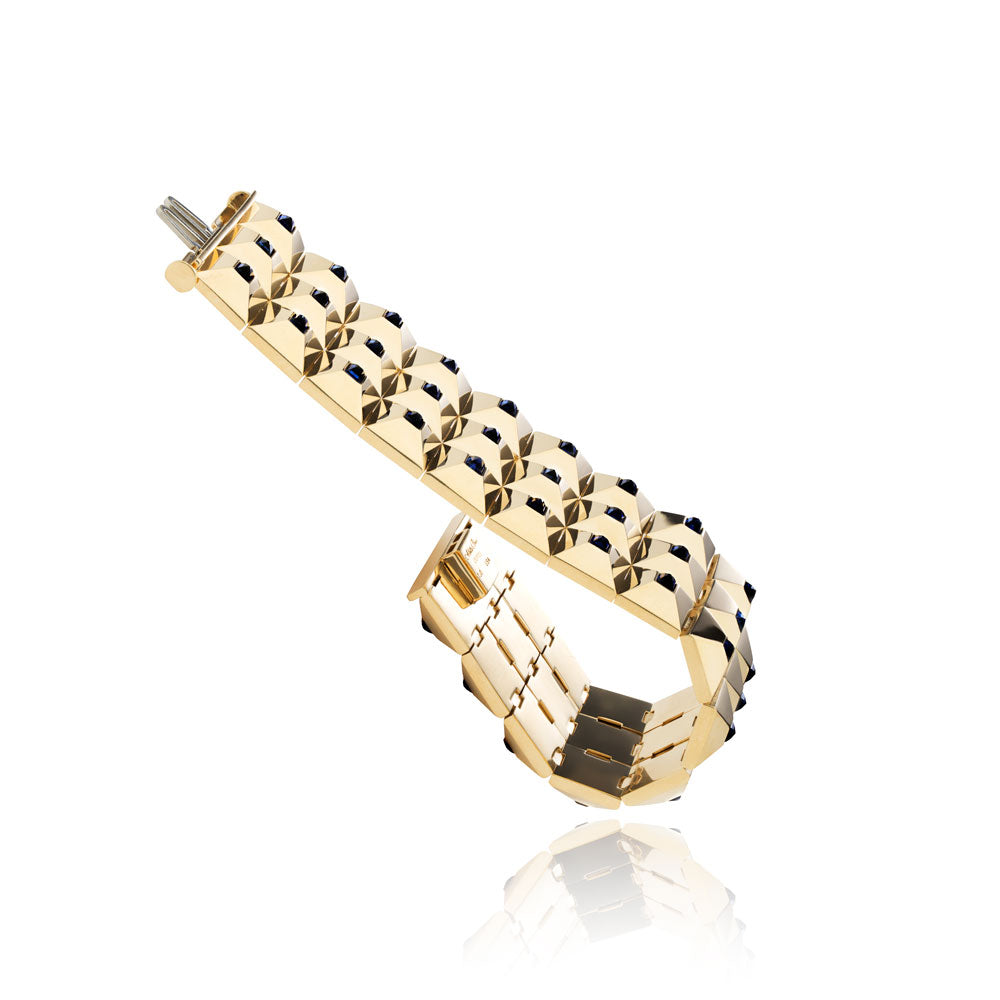 Aletto Brothers Gold Sapphire Blue Ridge Bracelet