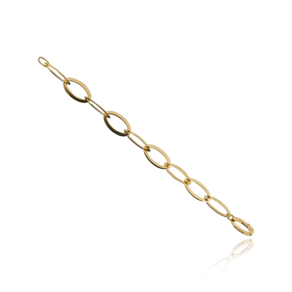Aletto Brothers Gold Alba Dorata Link Bracelet