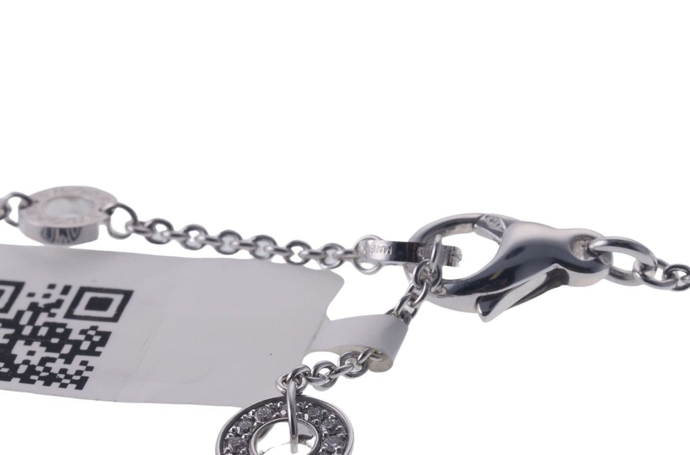Bulgari B.Zero1 Diamond Gold Drop Pendant Necklace