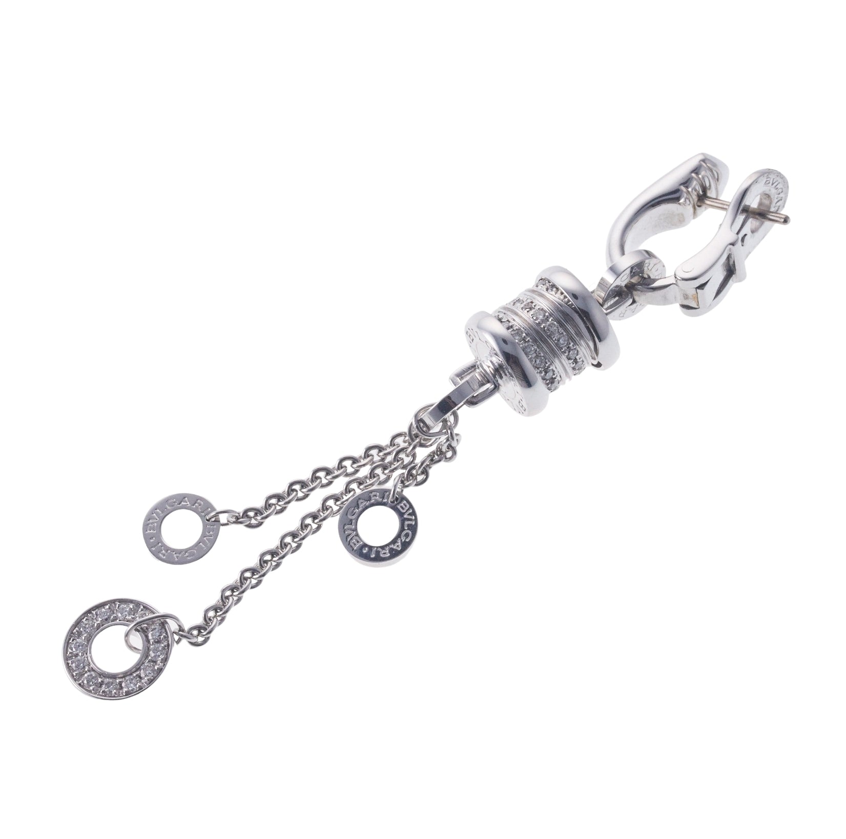 Bulgari B.Zero1 Diamond Gold Drop Earrings