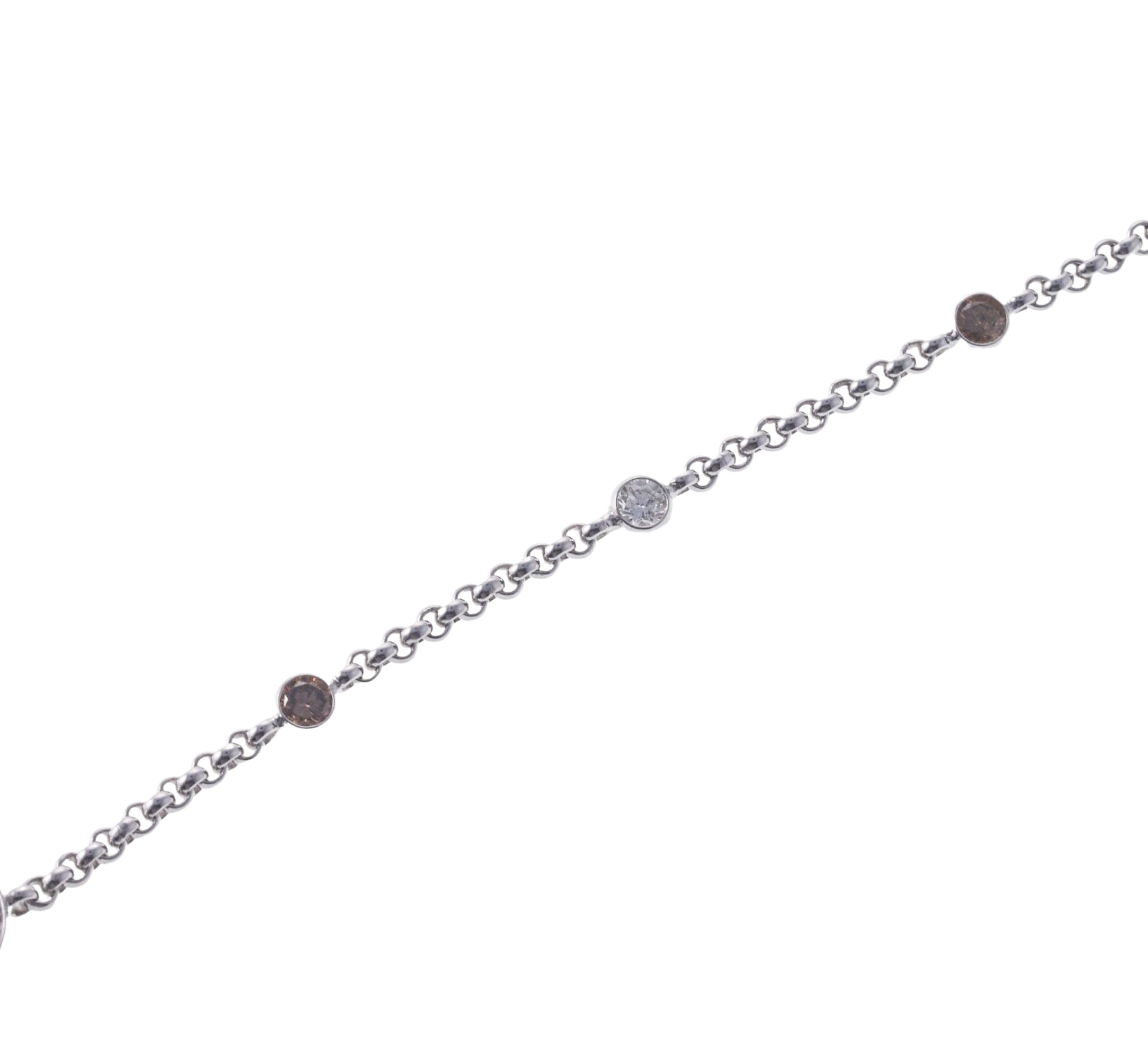 Chopard Happy Diamonds Gold Fancy Diamond Cross Pendant Necklace