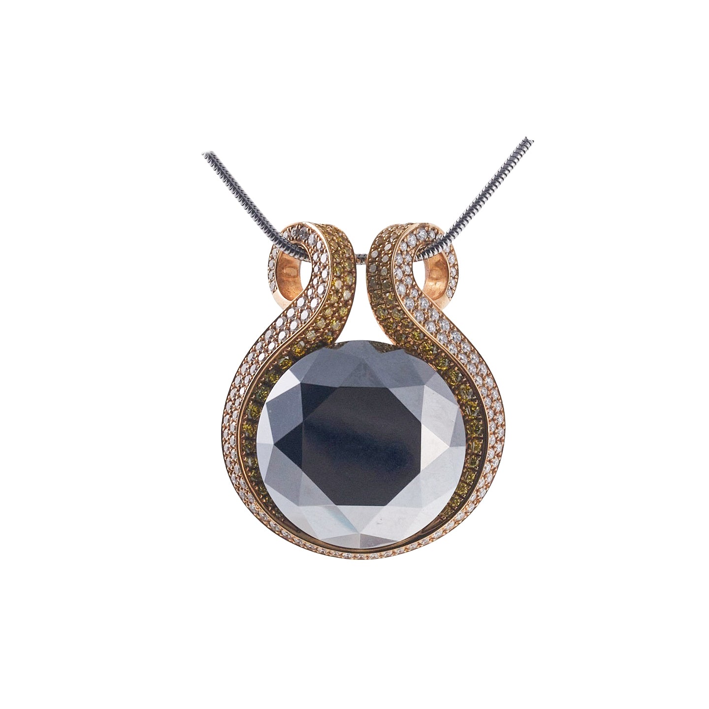 Chopard Yellow Diamond Gold Pendant Necklace