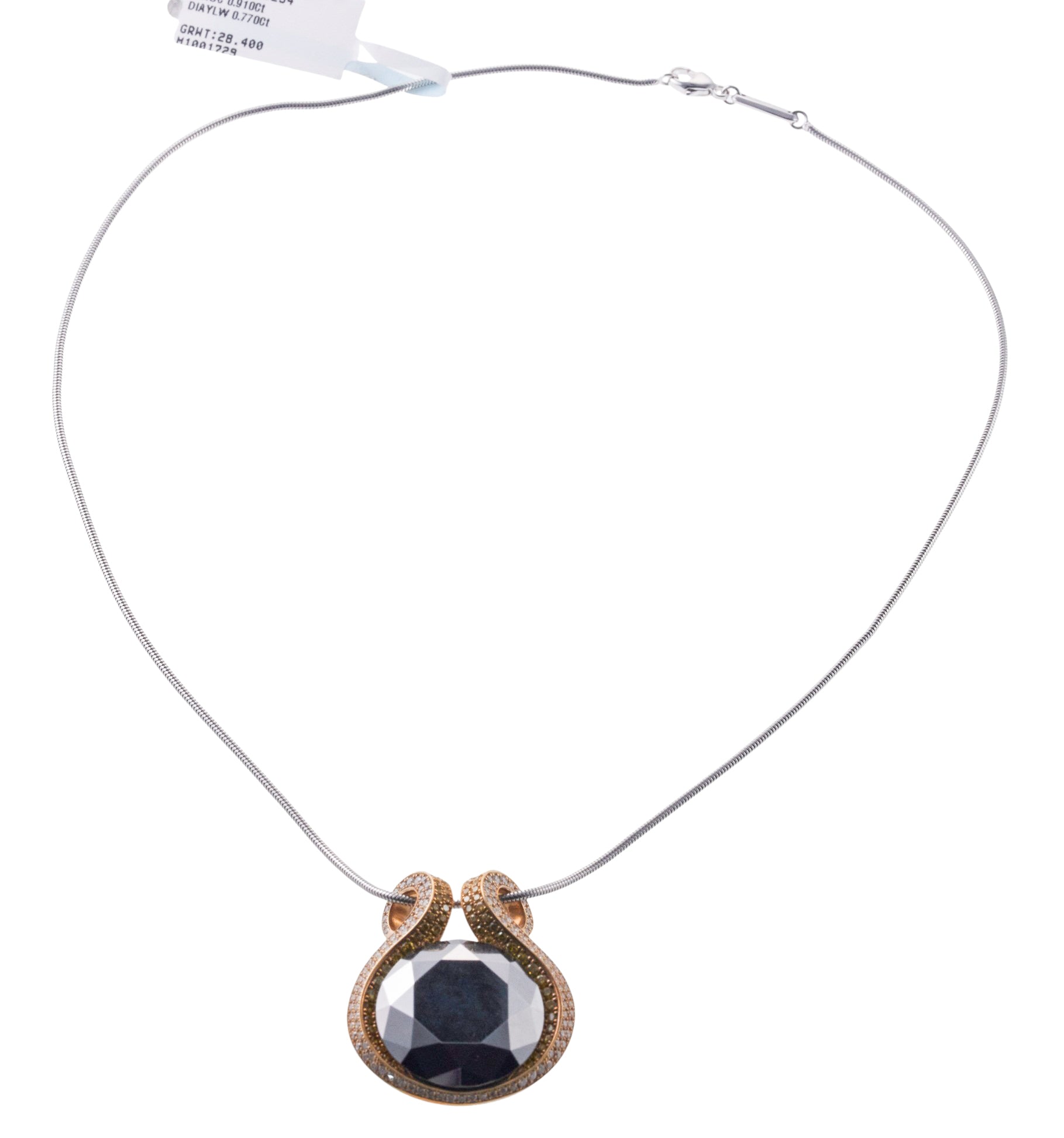 Chopard Yellow Diamond Gold Pendant Necklace