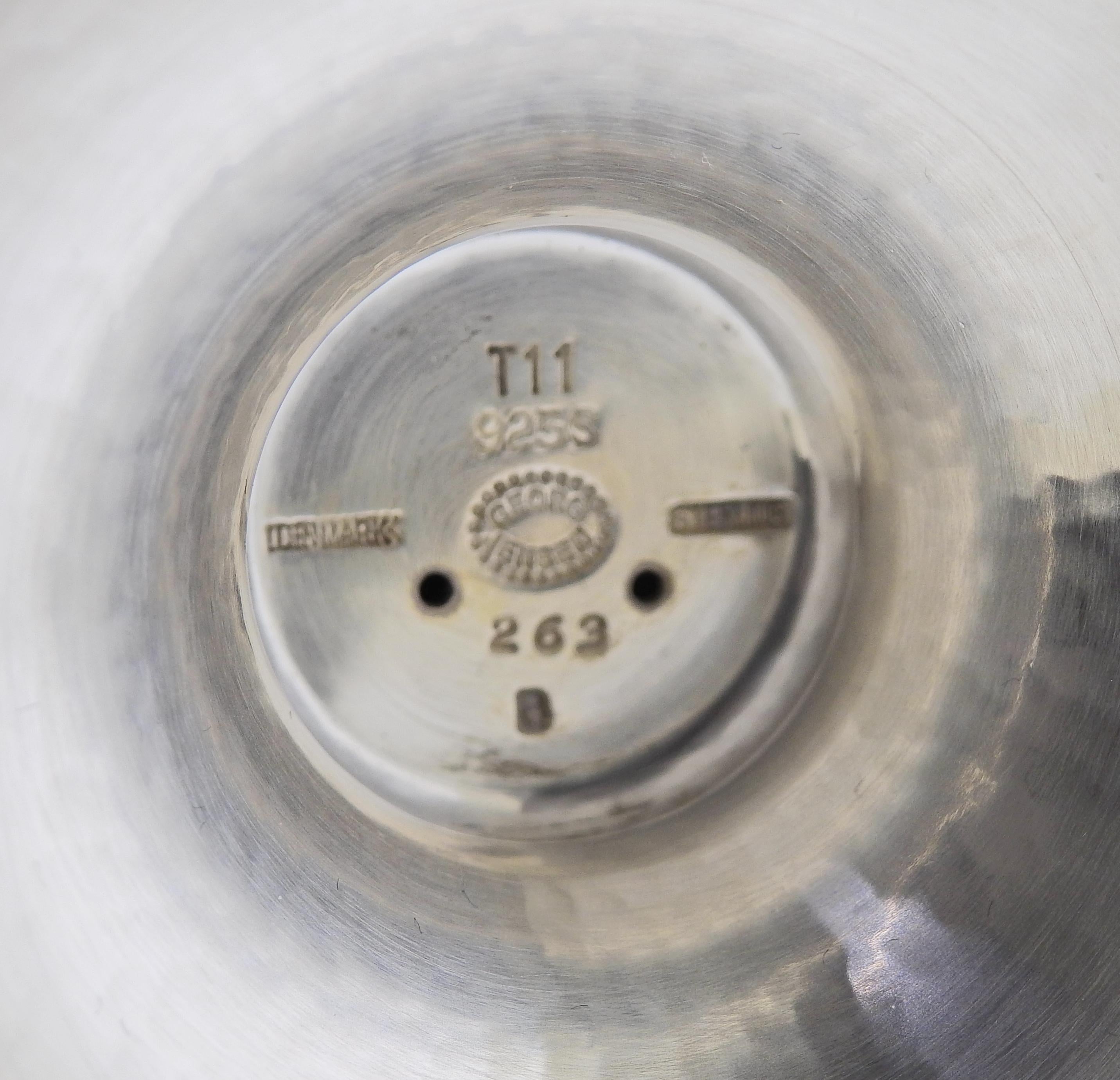 Georg Jensen Sterling Silver Large Grape Bowl 263B