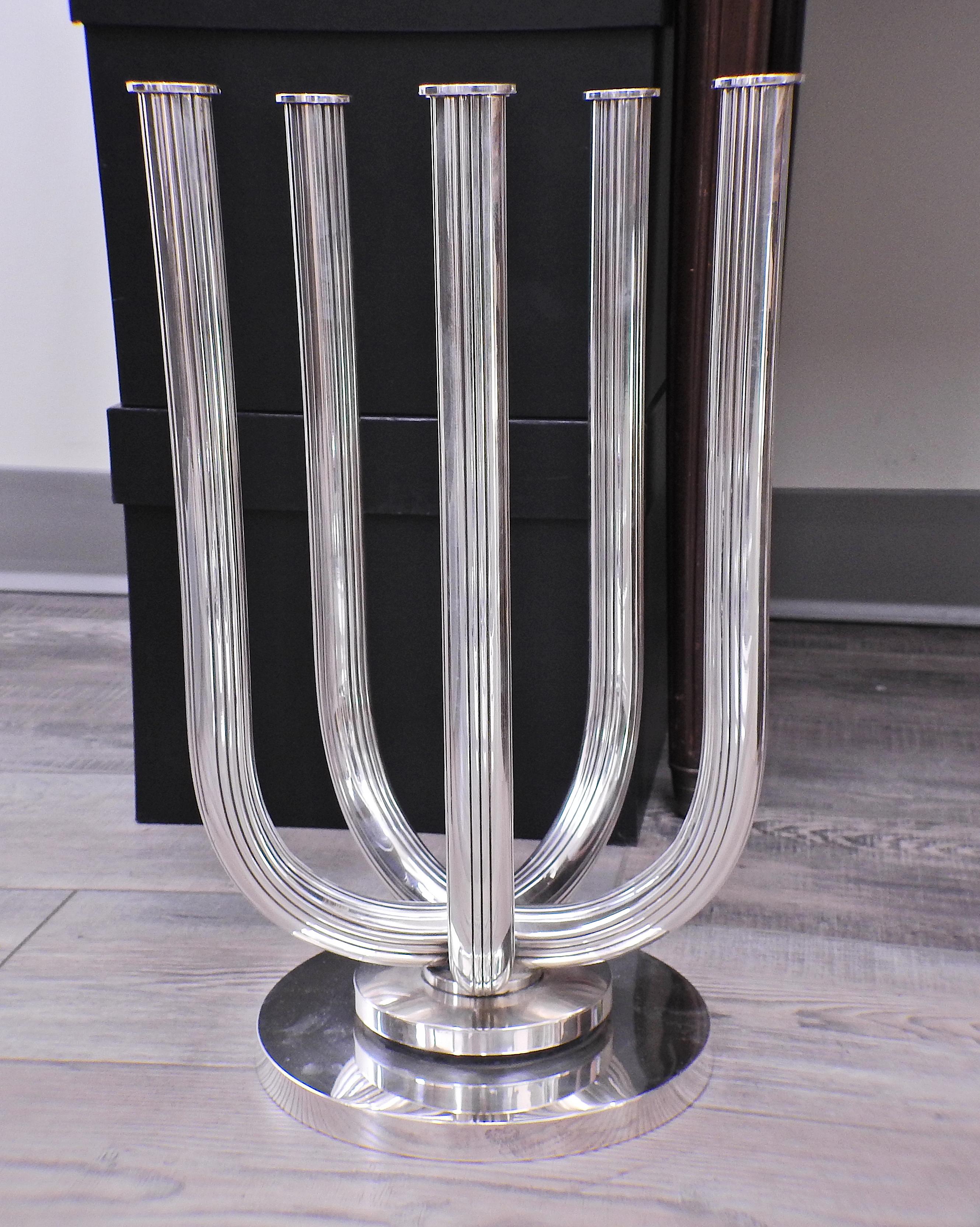 Georg Jensen Sterling Silver Candelabrum 751 Pair