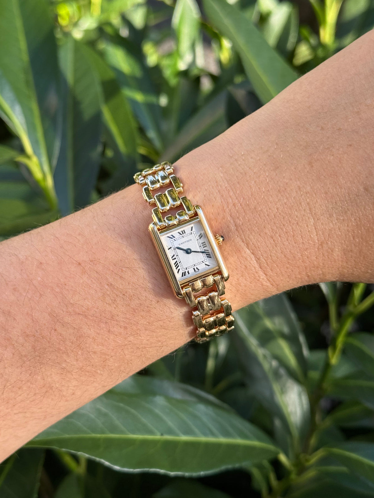 Cartier Tank Louis Quartz Yellow Gold Ladies Watch 80570