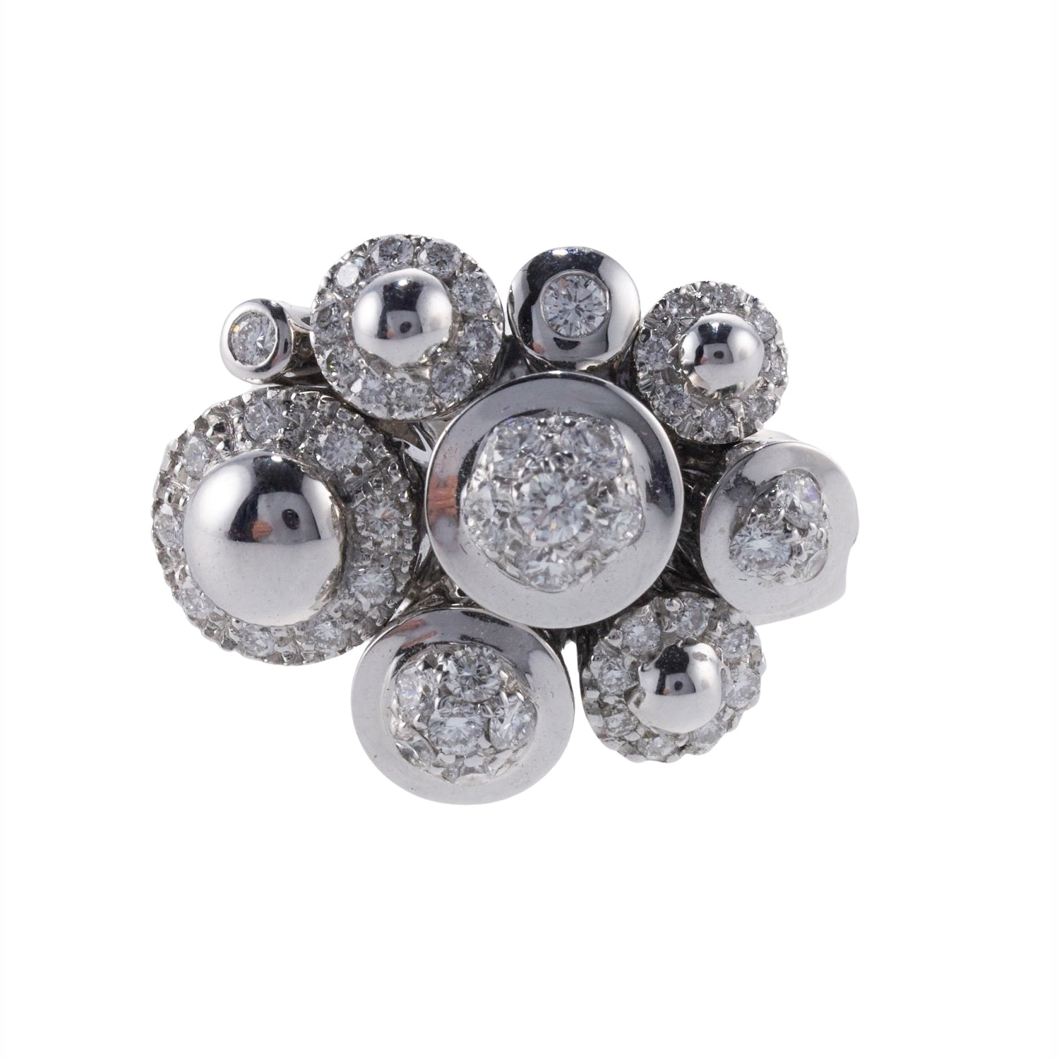 Ponte Vecchio Gioielli Diamond Gold Ring