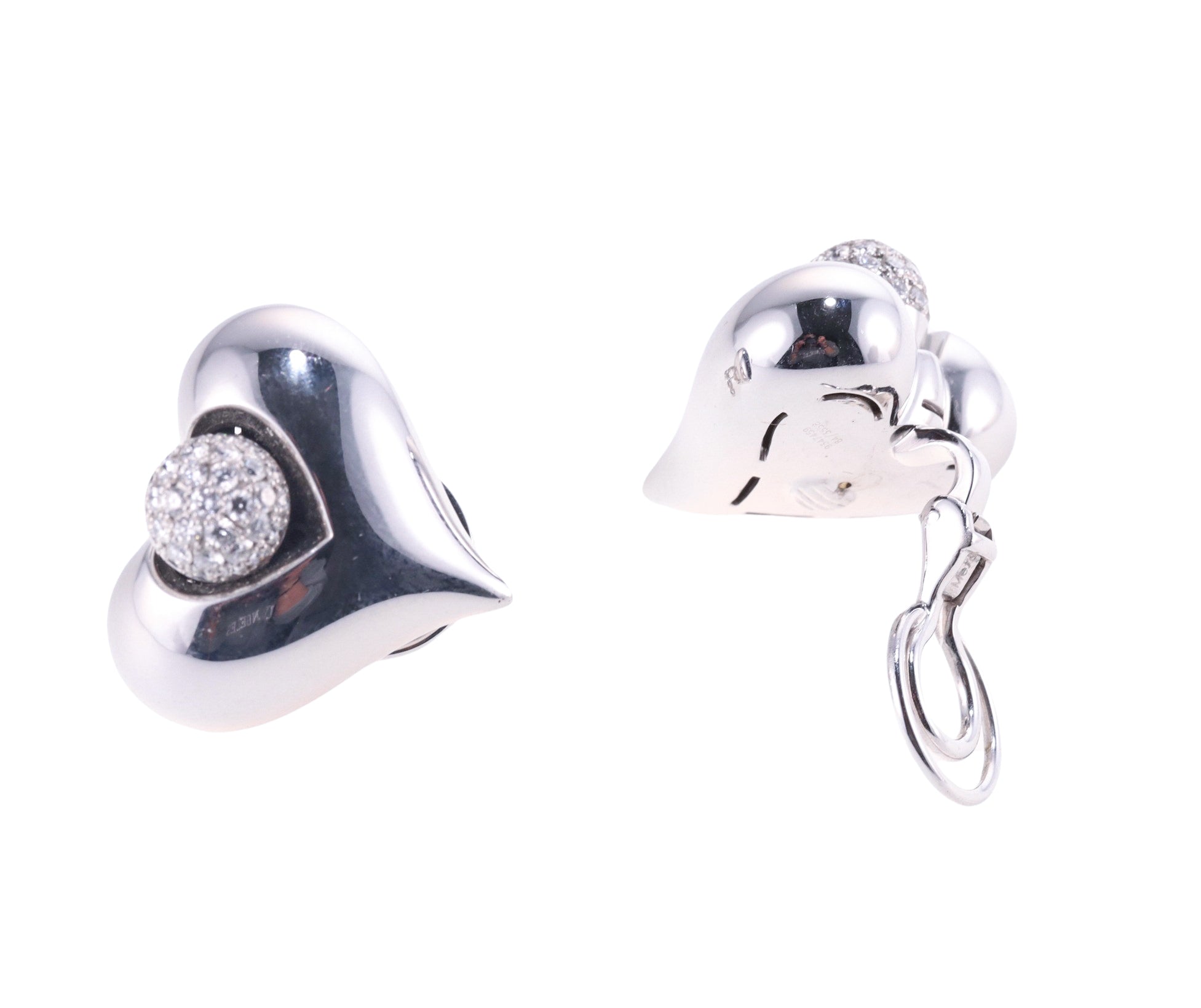 Chopard Pushkin Gold Diamond Earrings