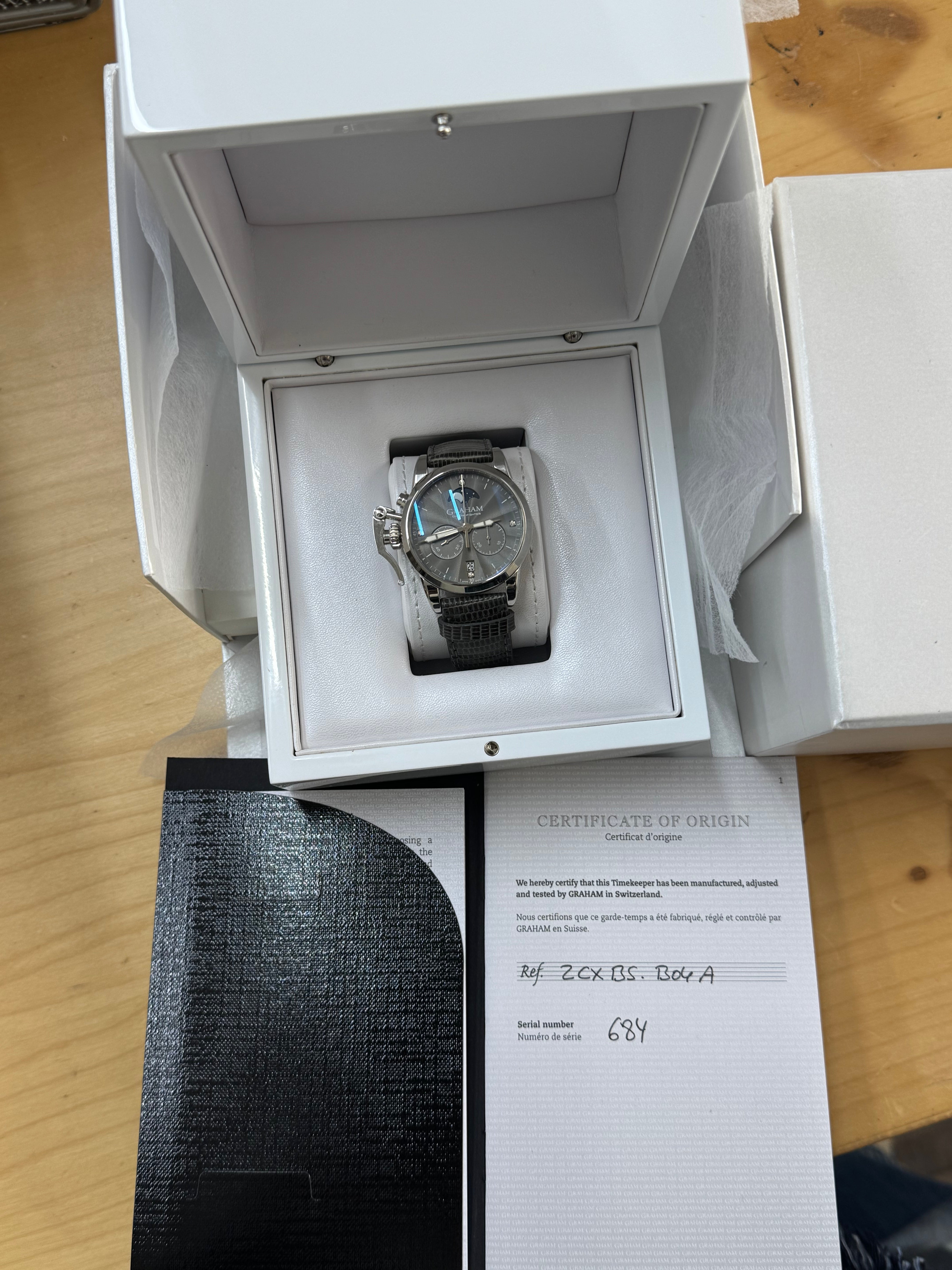 Graham Chronofighter Diamond Moon Phase Watch 2CXBS.B04A