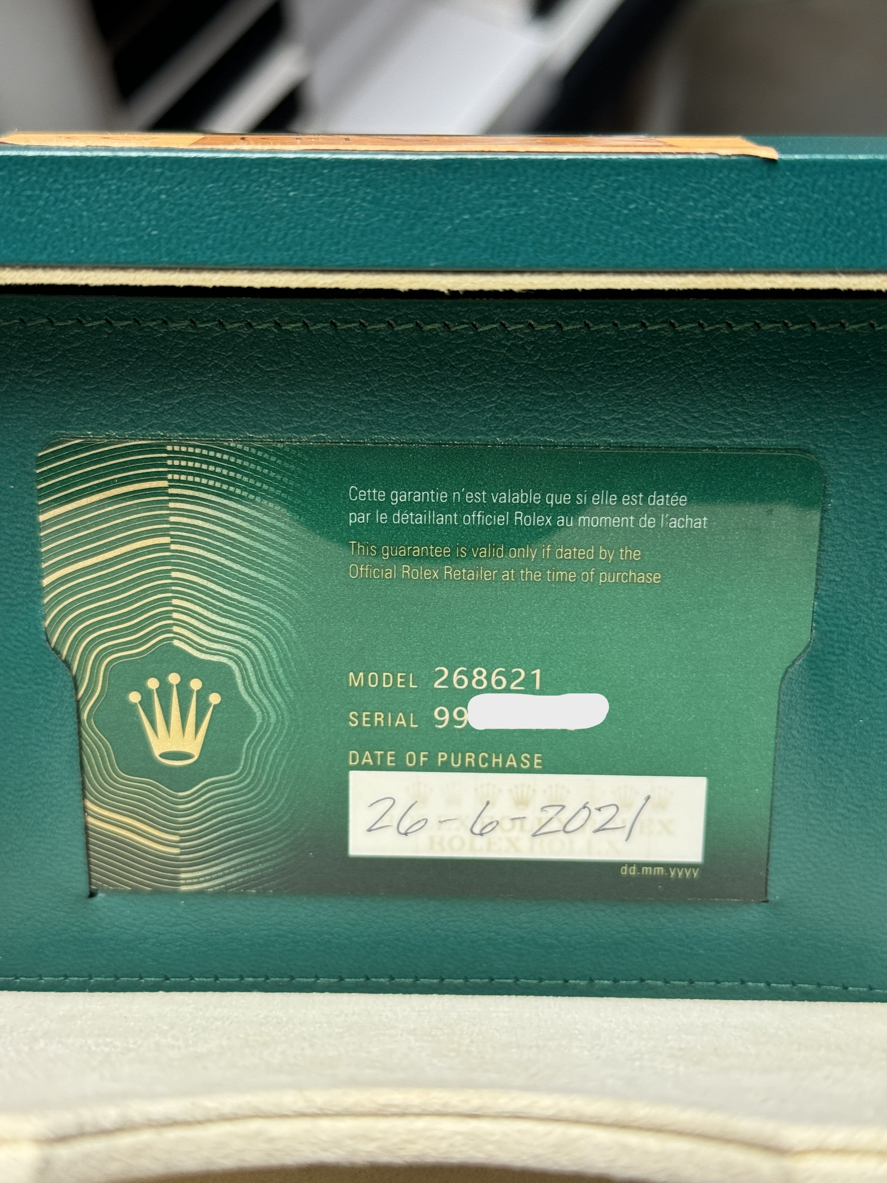 Rolex Yacht-Master 37mm Two Tone Automatic Watch M268621