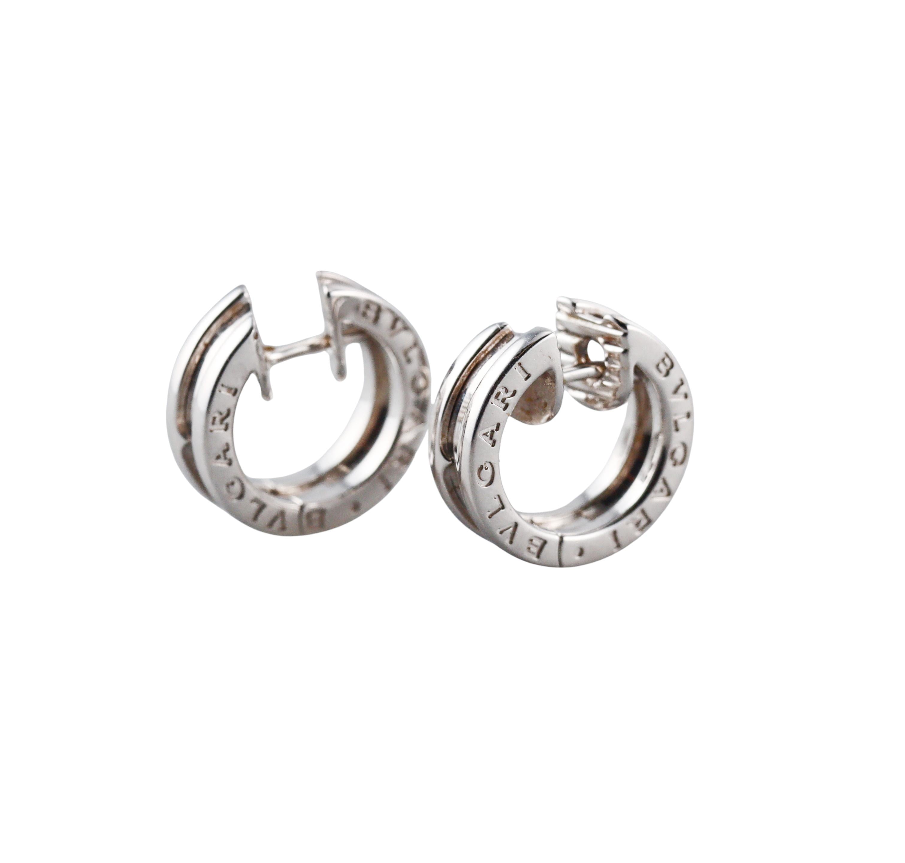 Bulgari B.Zero1 Gold Hoop Earrings