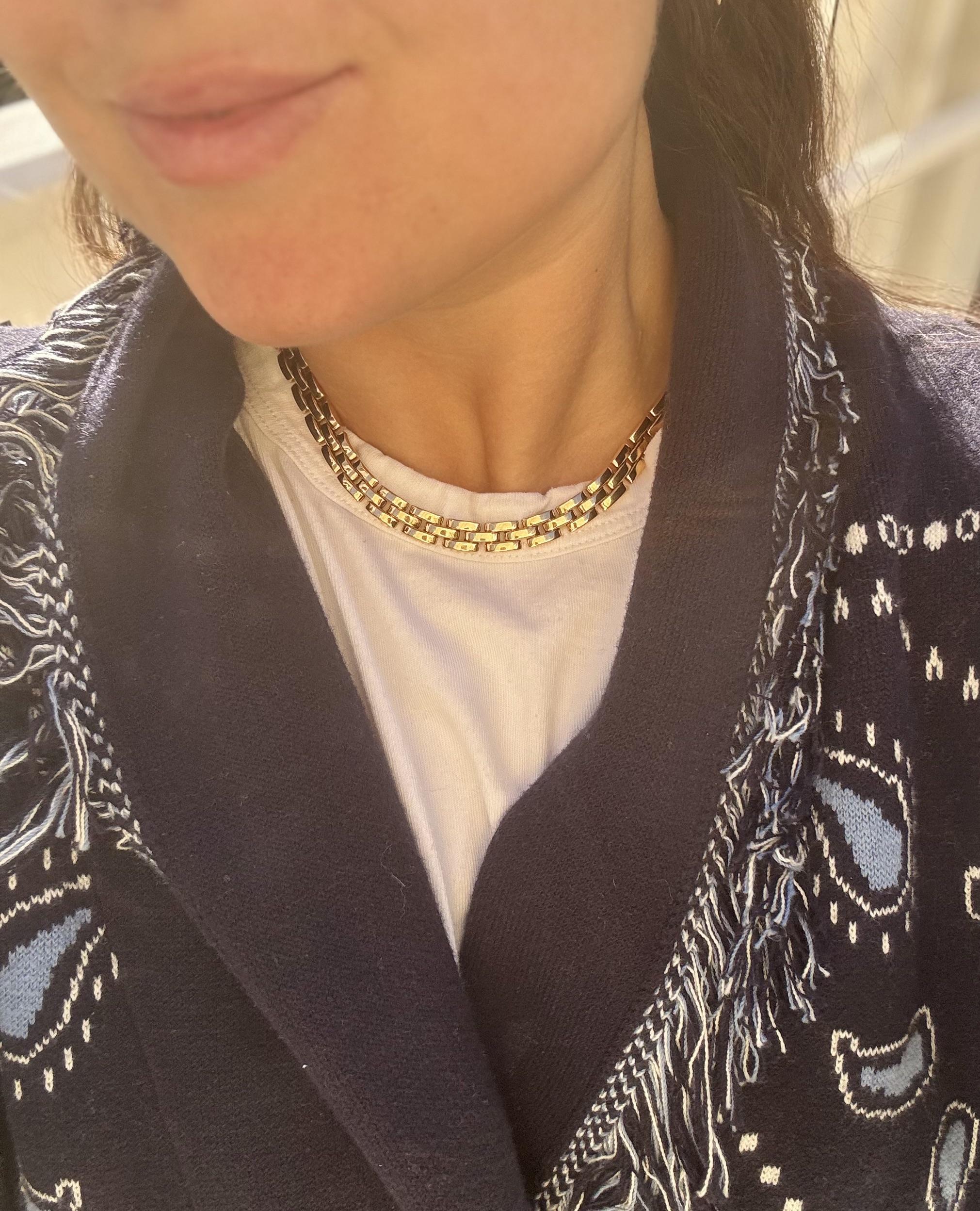 Cartier Maillon Panthere Rose Gold Necklace