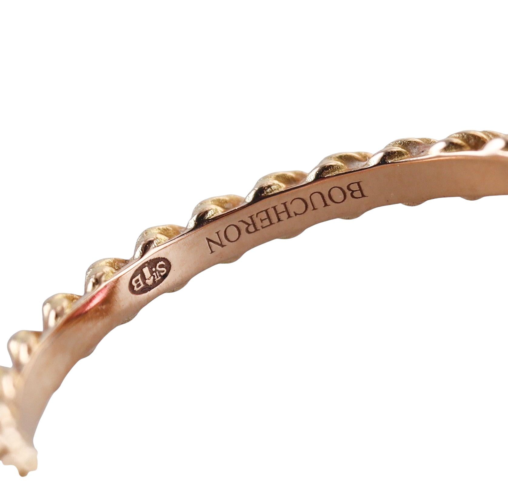 Boucheron Serpent Boheme Rhodolite Gold Ring