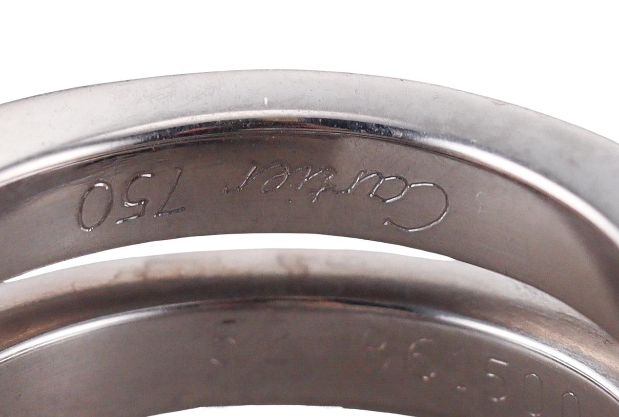 Cartier Tectonique Gold Diamond Ring