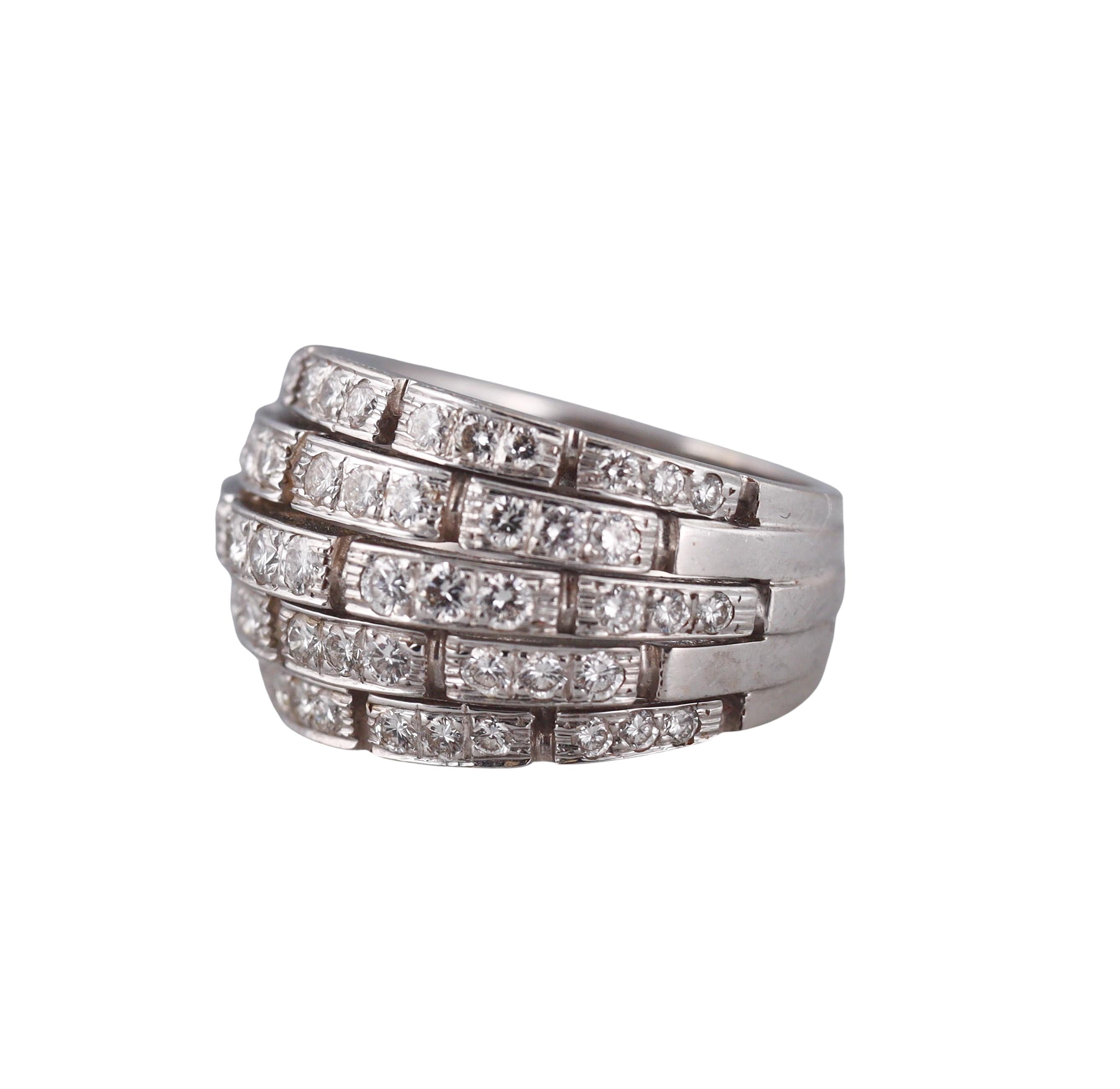 Cartier Oriane Diamond Gold Ring