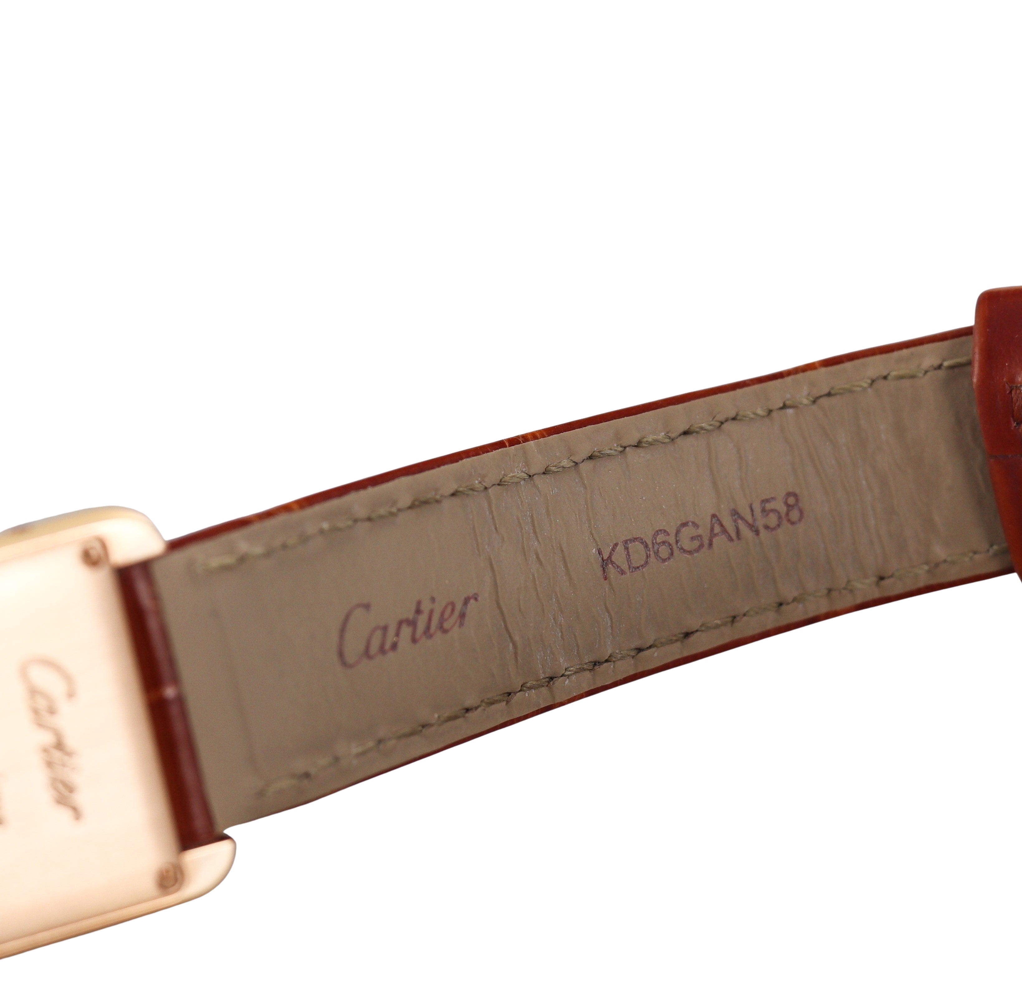 Cartier Tank Louis Small Rose Gold Manual Wind Watch WGTA0010