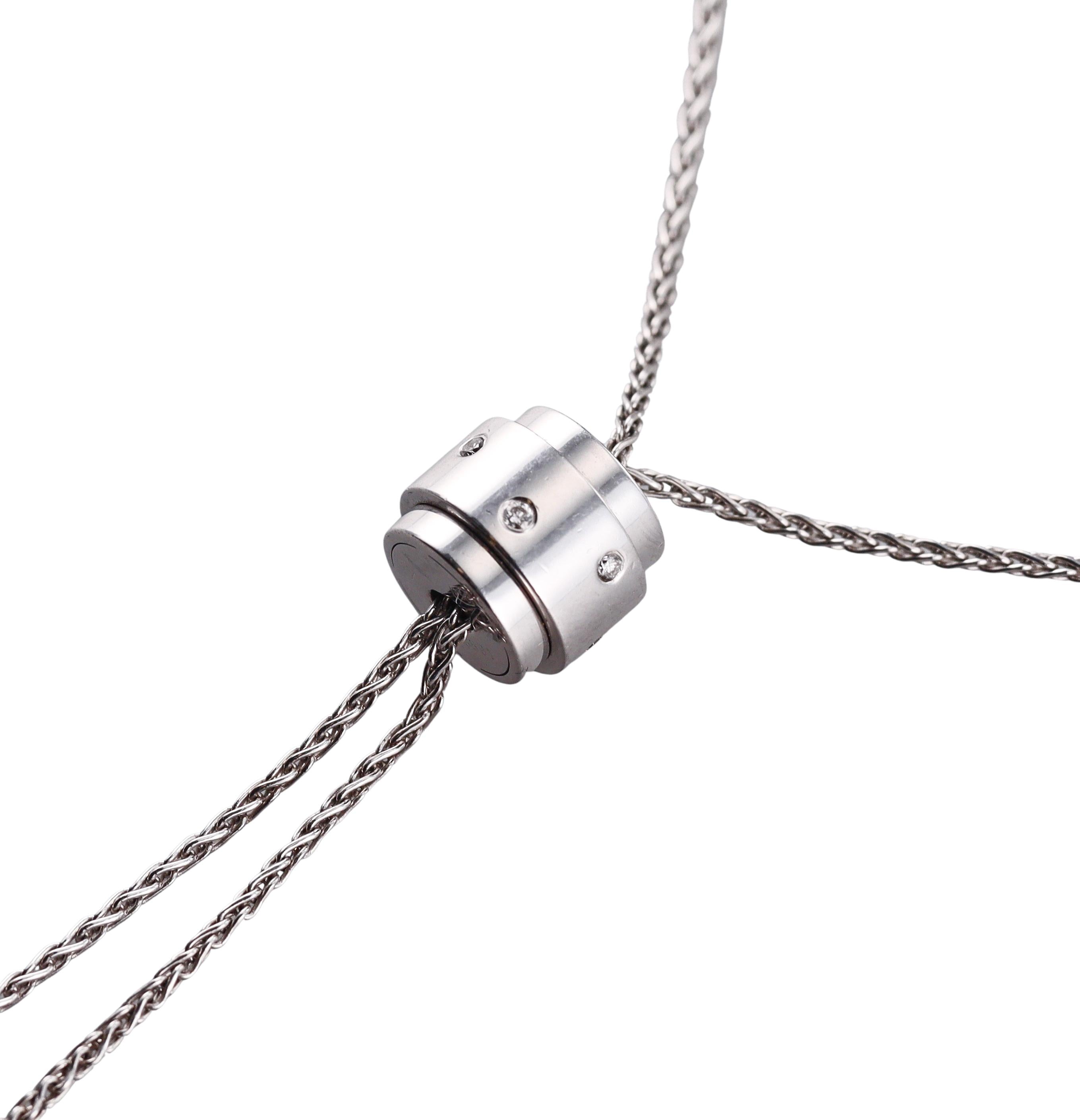 Piaget Possession Diamond Gold Pendant Lariat Necklace