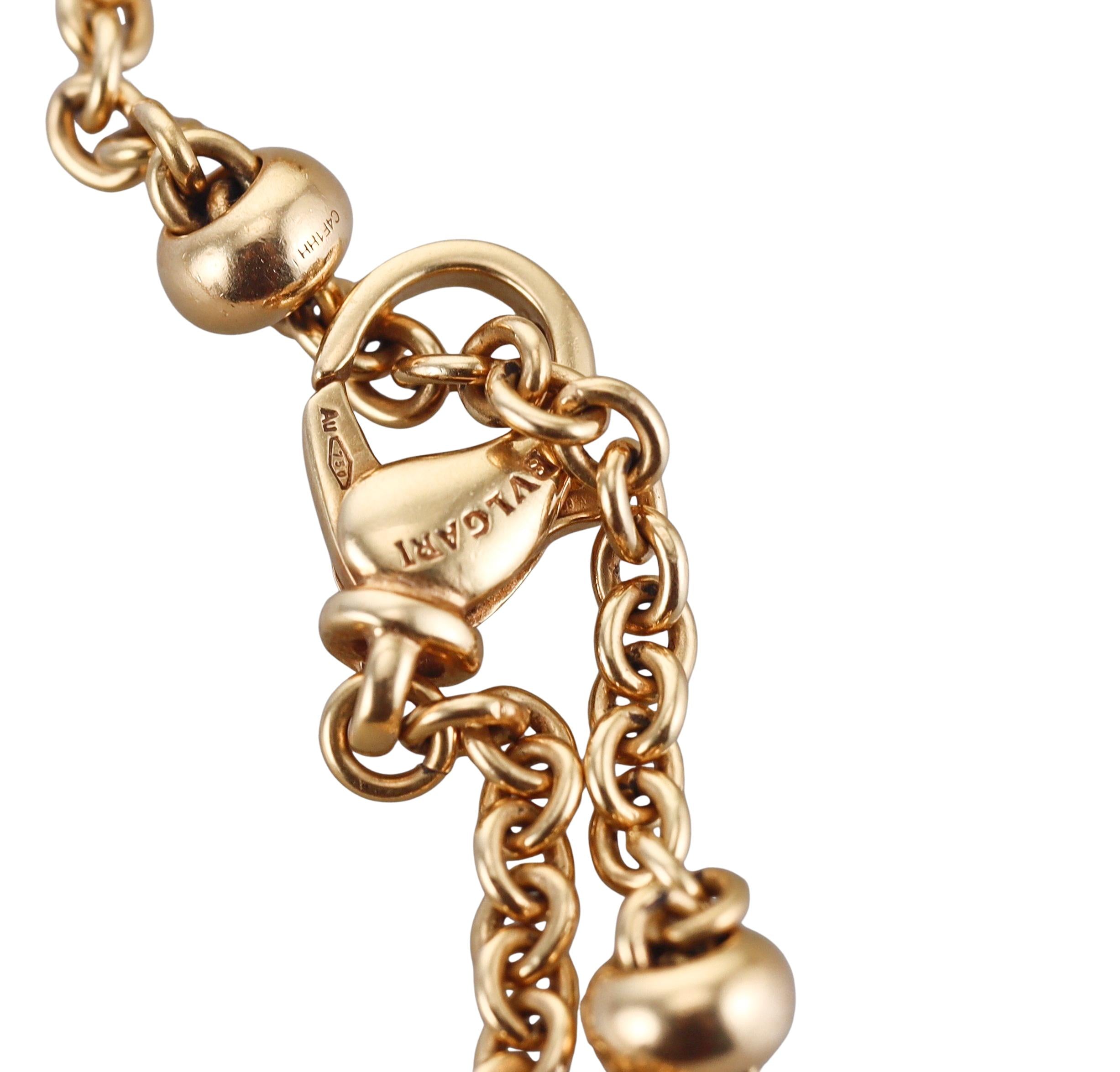 Bulgari Yellow Gold Chain Necklace