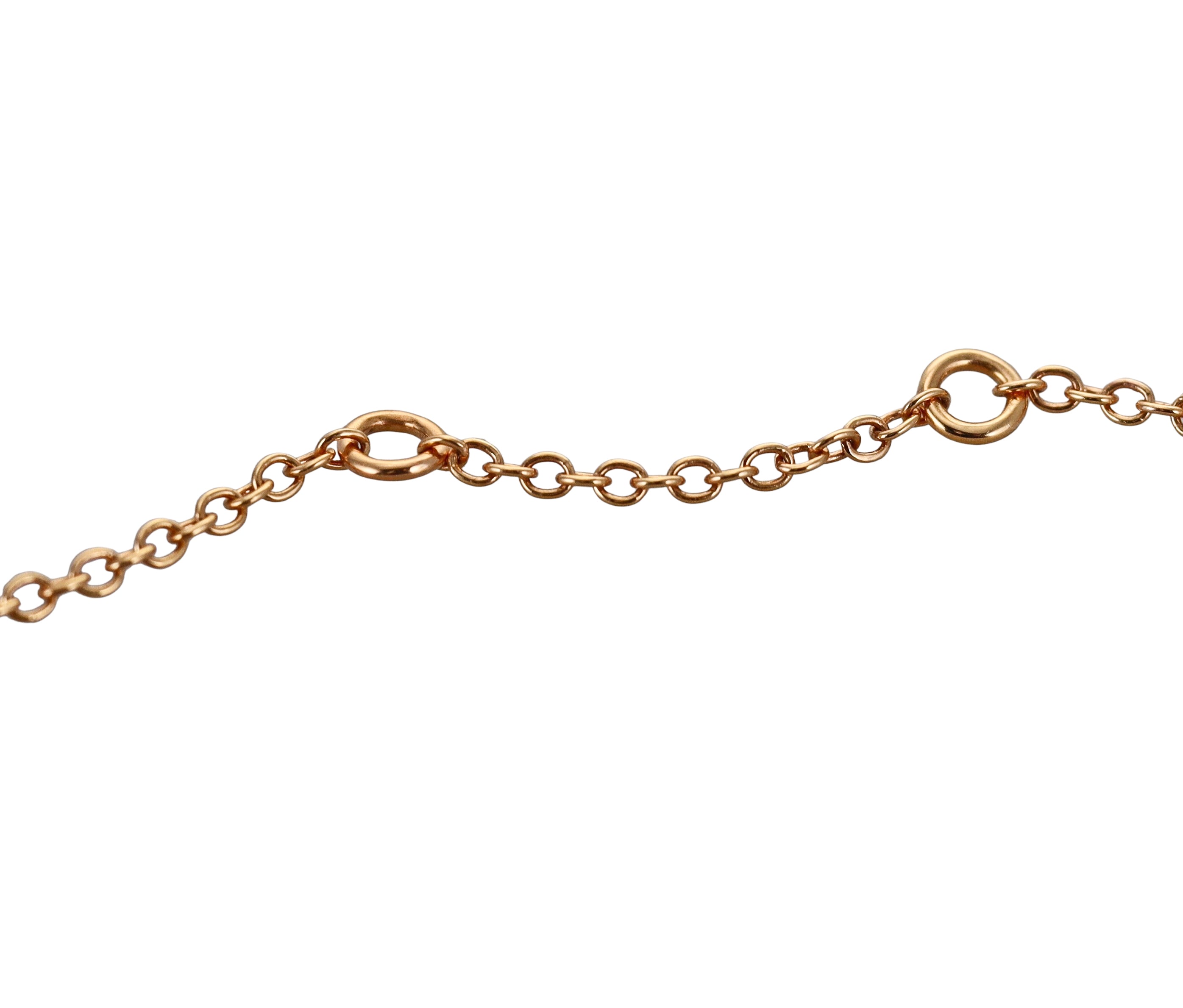 Pomellato Capri Rose Gold Onyx Black Diamond Pendant Necklace