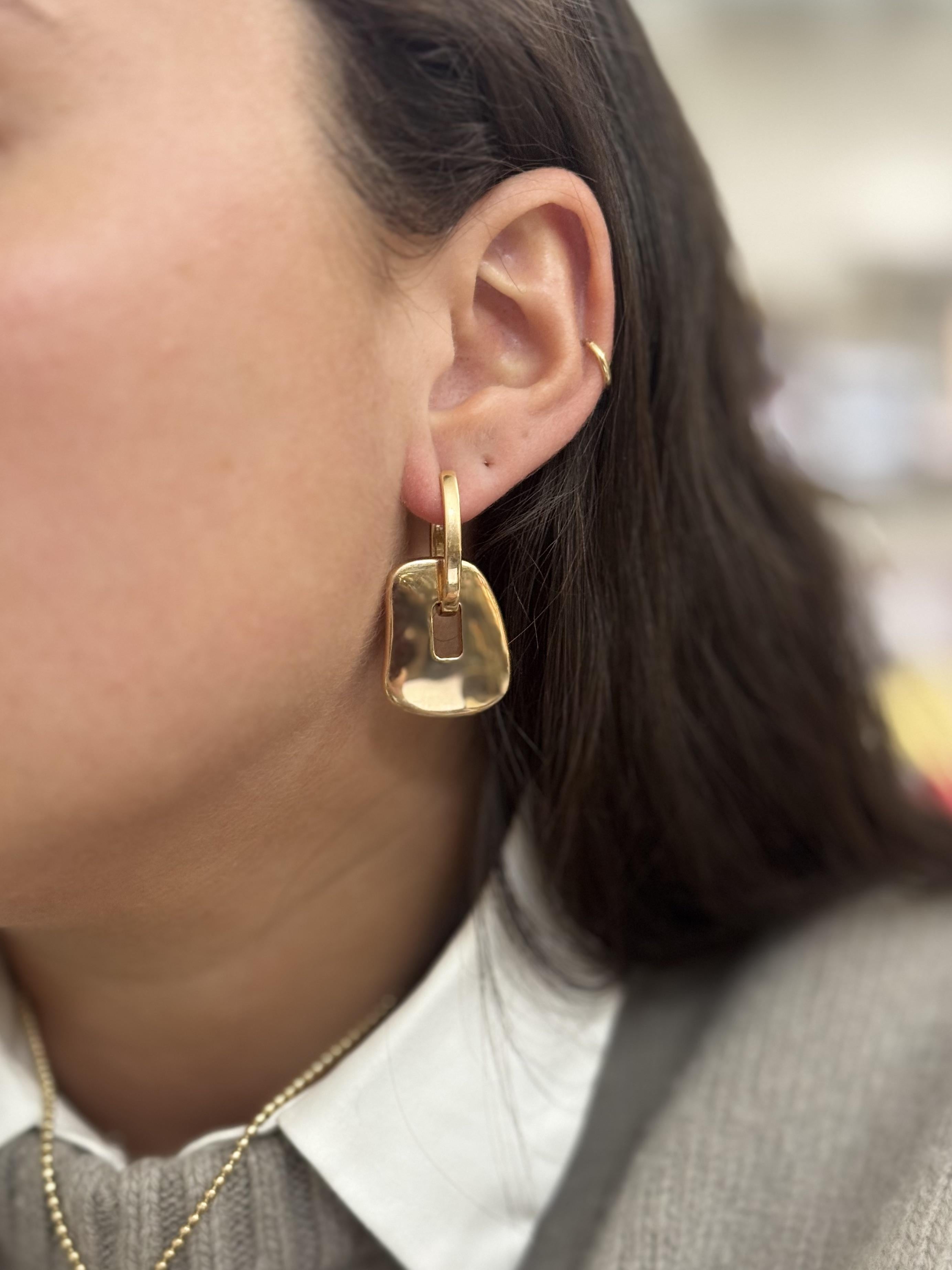 Mattioli Puzzle Rose Gold Medium Earrings