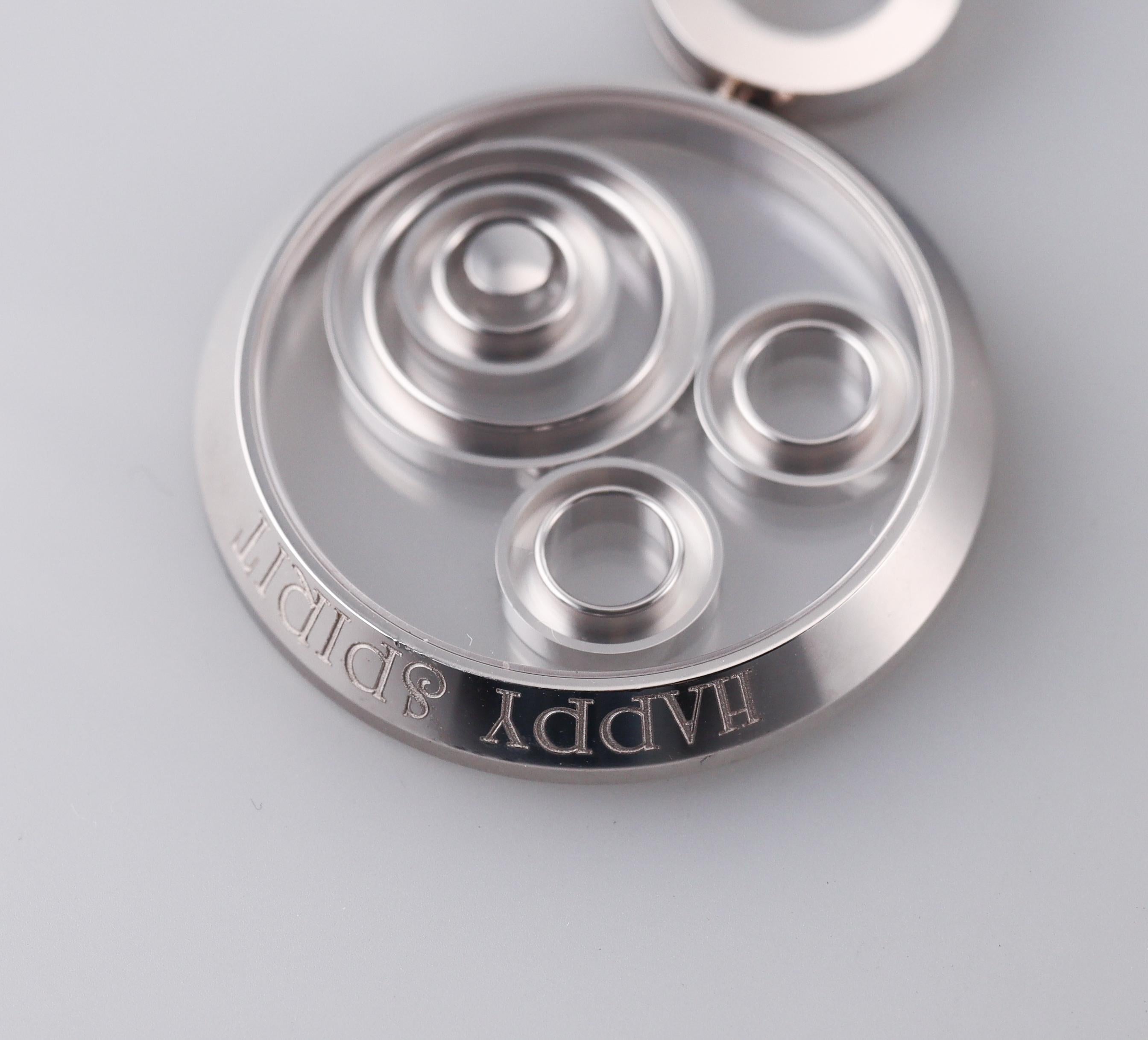 Chopard Happy Spirit Diamond Gold Pendant Necklace 79/6102-20