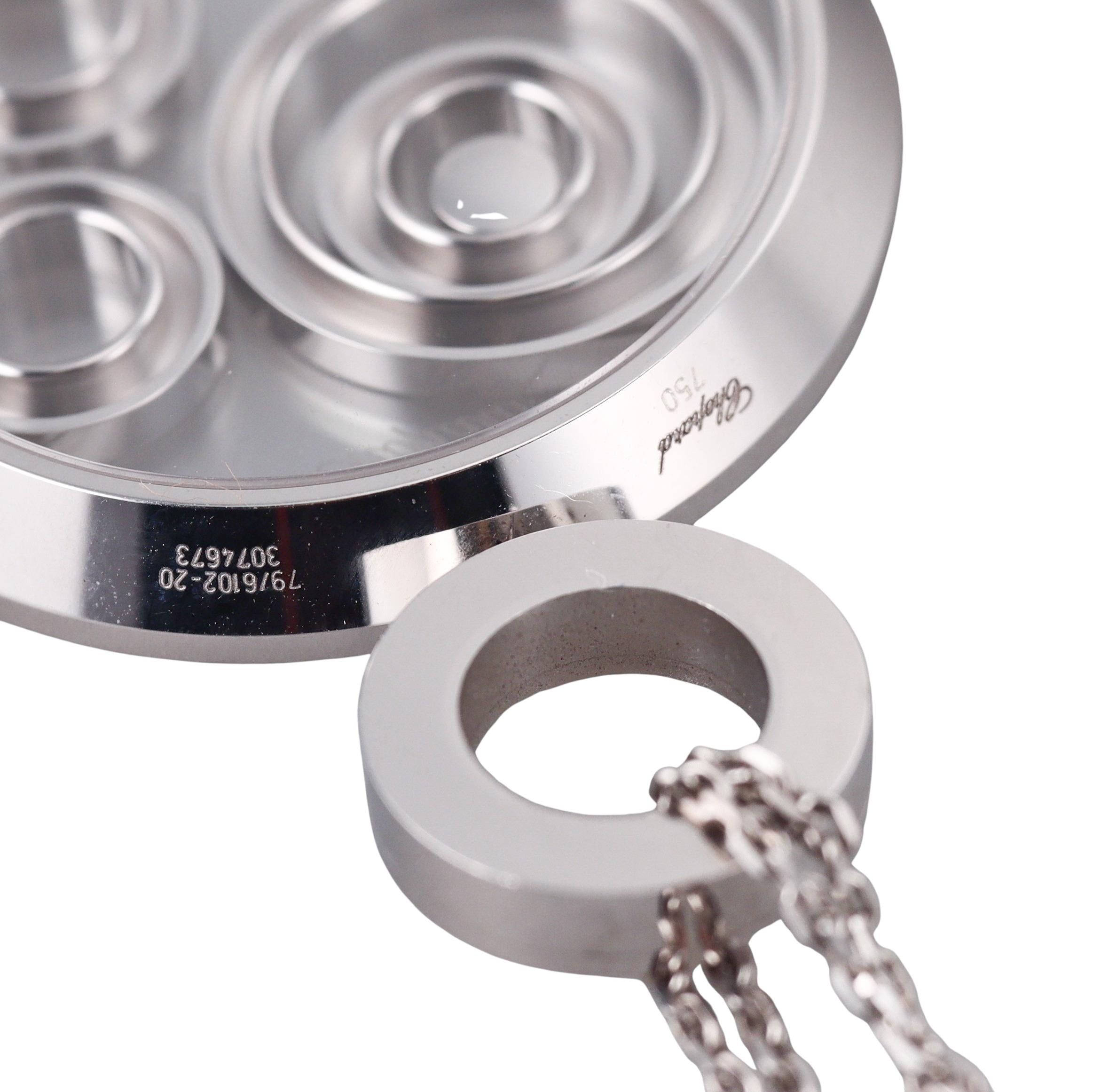 Chopard Happy Spirit Diamond Gold Pendant Necklace 79/6102-20