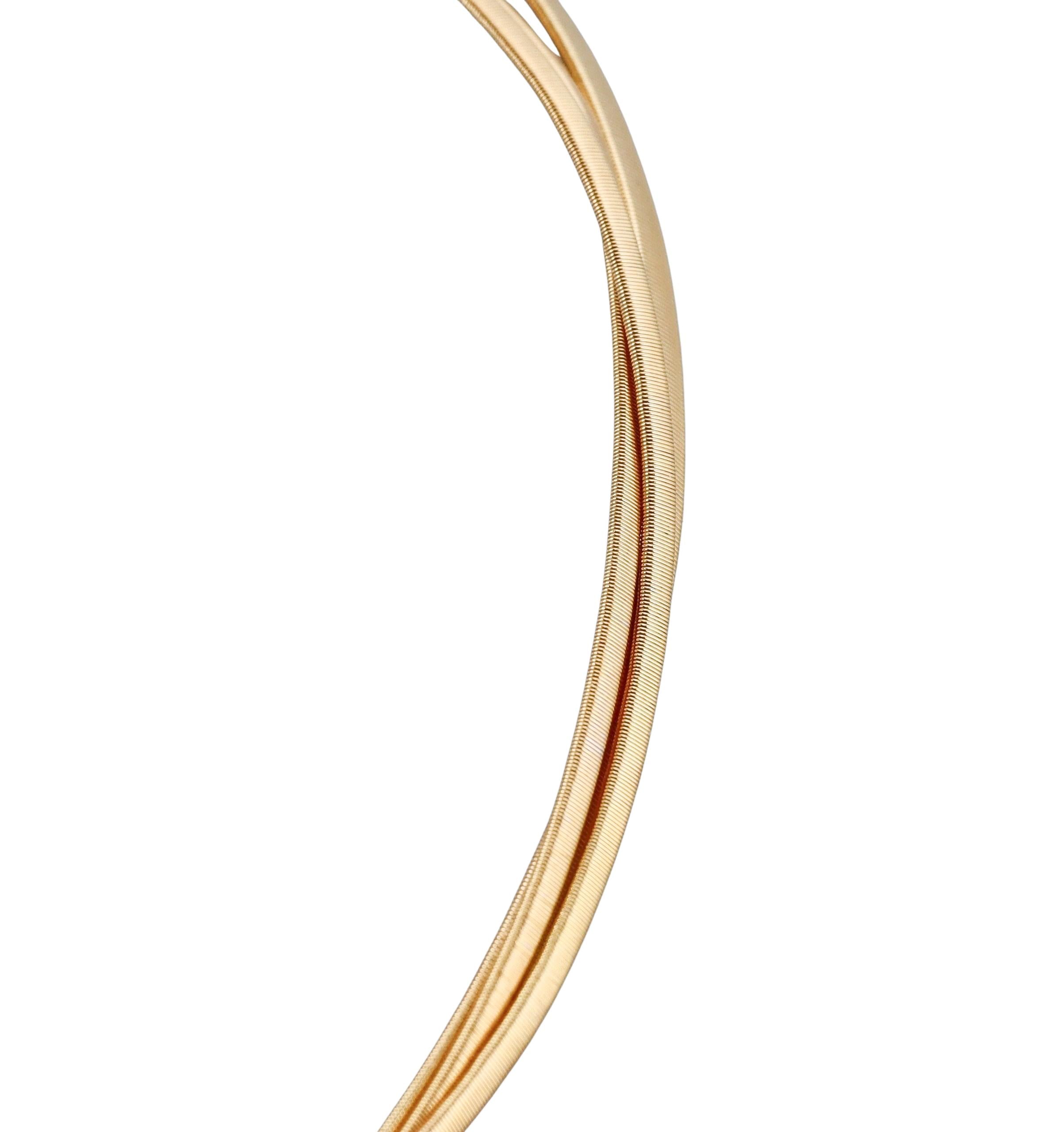 Marco Bicego Marrakech Diamond Gold Three Strand Necklace