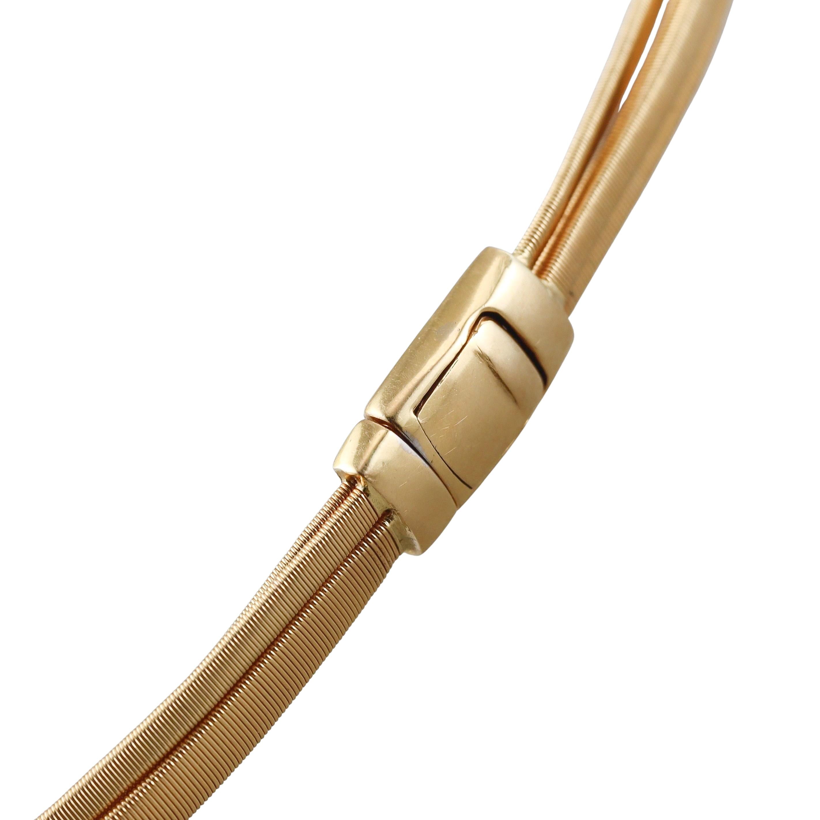 Marco Bicego Marrakech Diamond Gold Three Strand Necklace