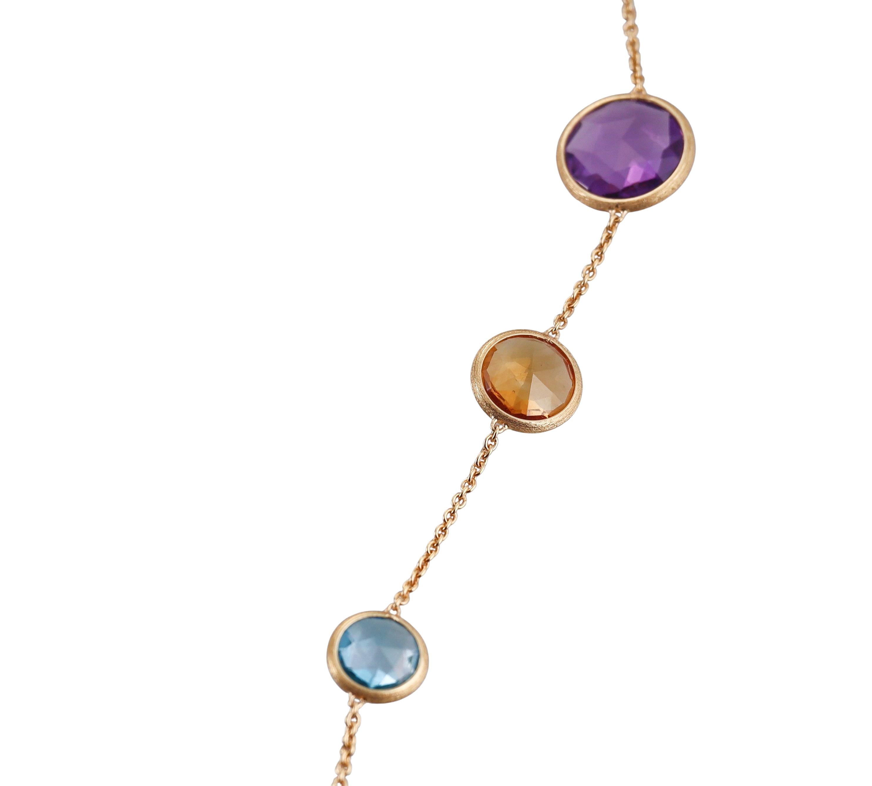 Marco Bicego Jaipur Multi Gemstone Necklace