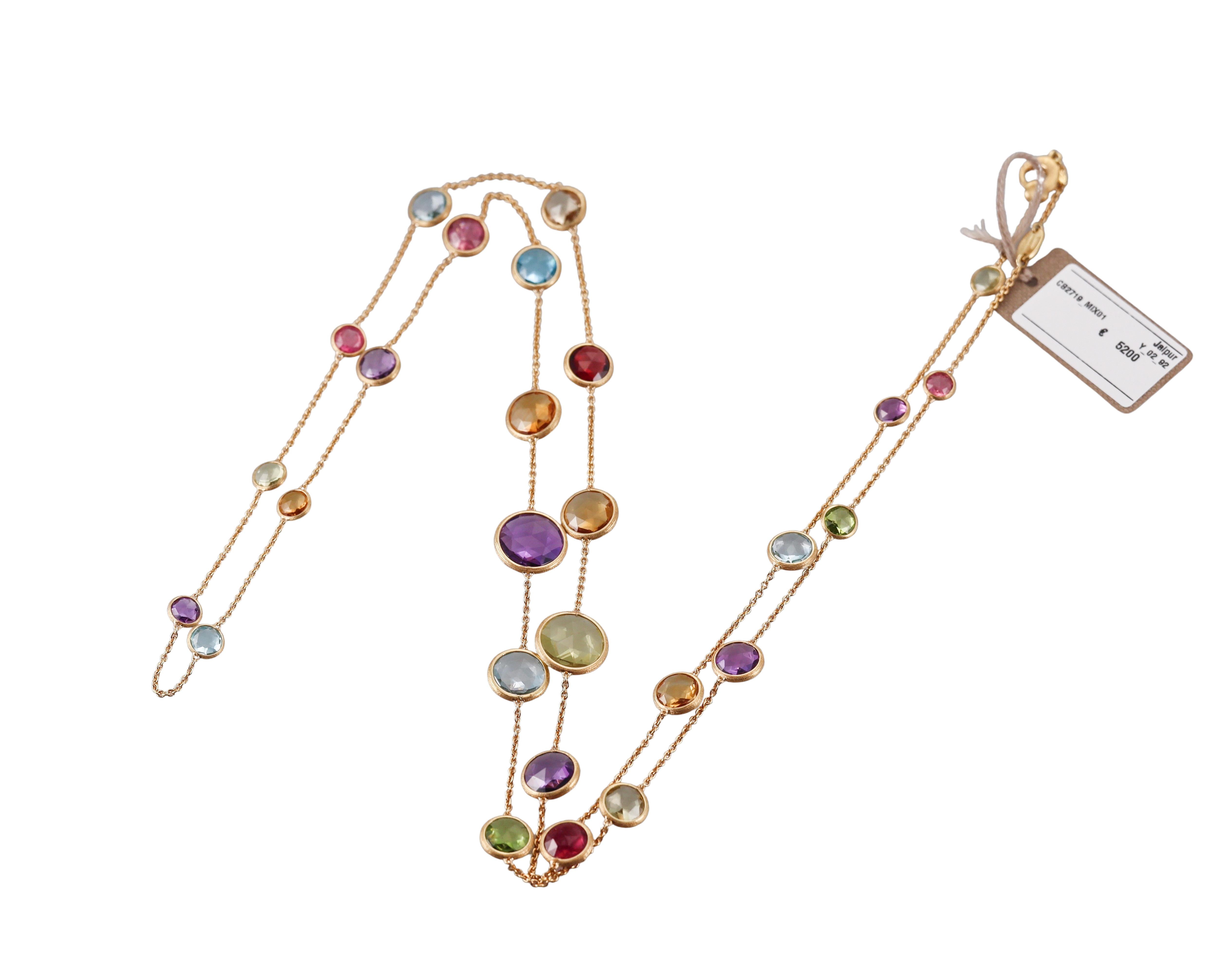 Marco Bicego Jaipur Multi Gemstone Necklace